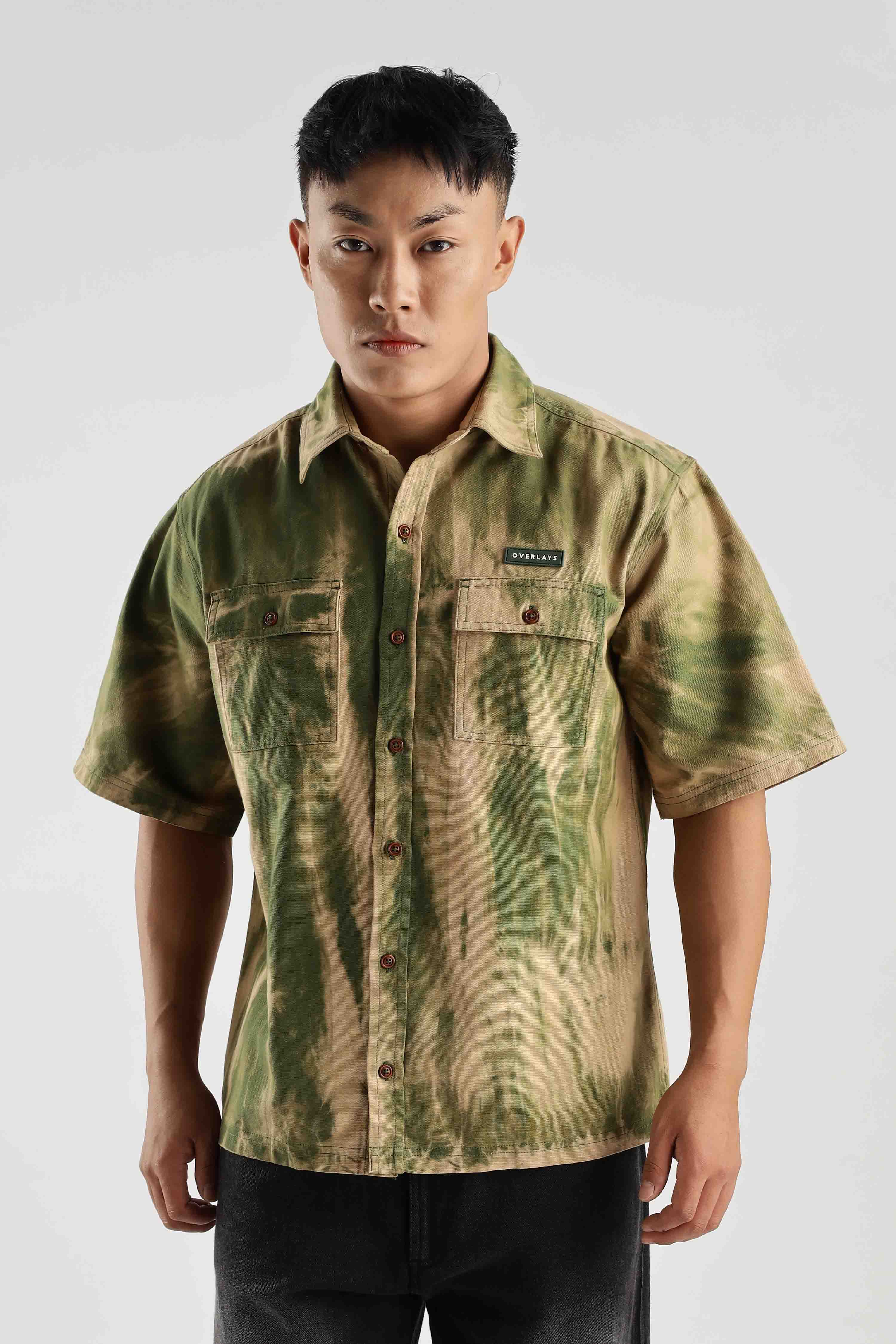 Olive Blaze Heavy Weight Shirt
