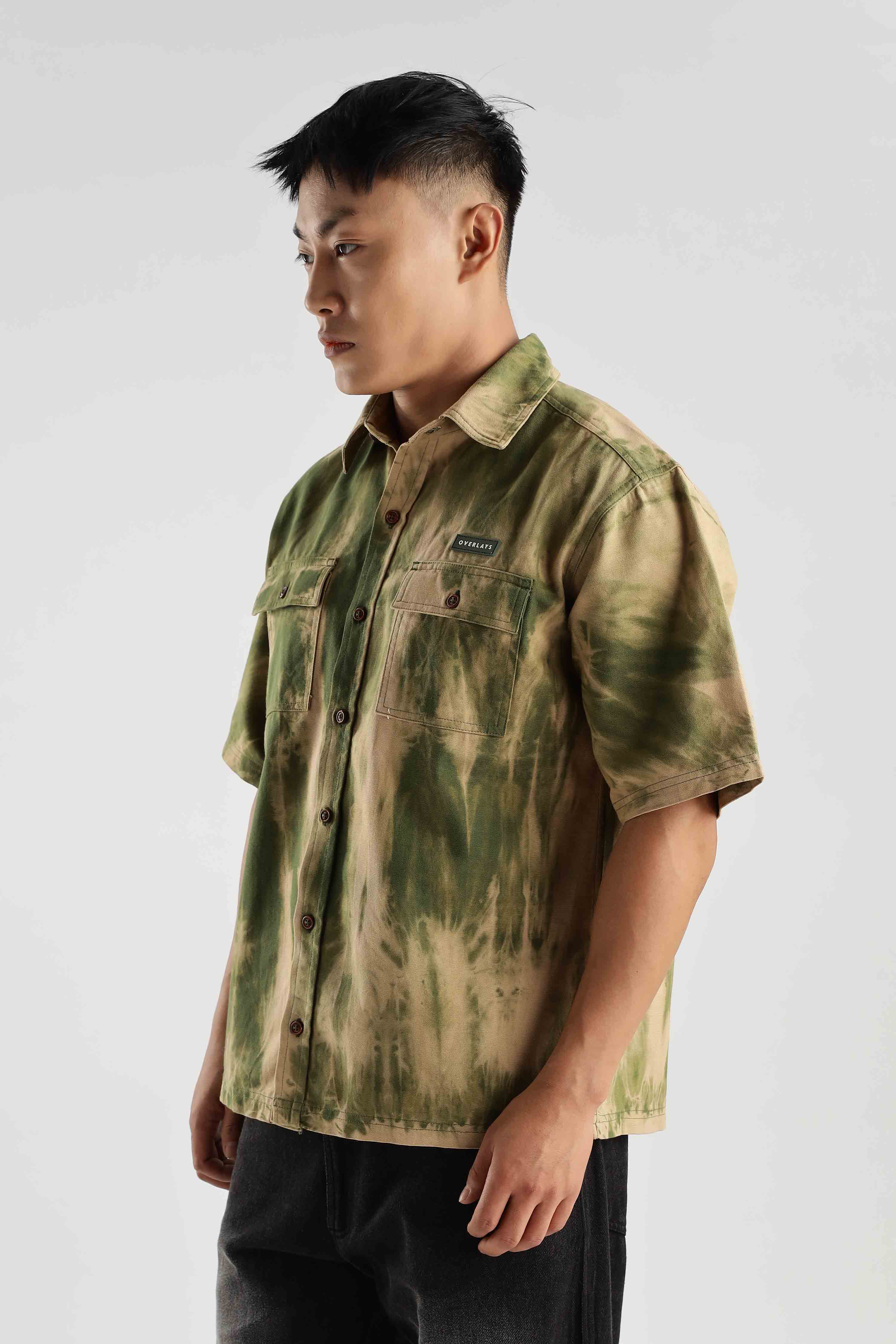 Olive Blaze Heavy Weight Shirt