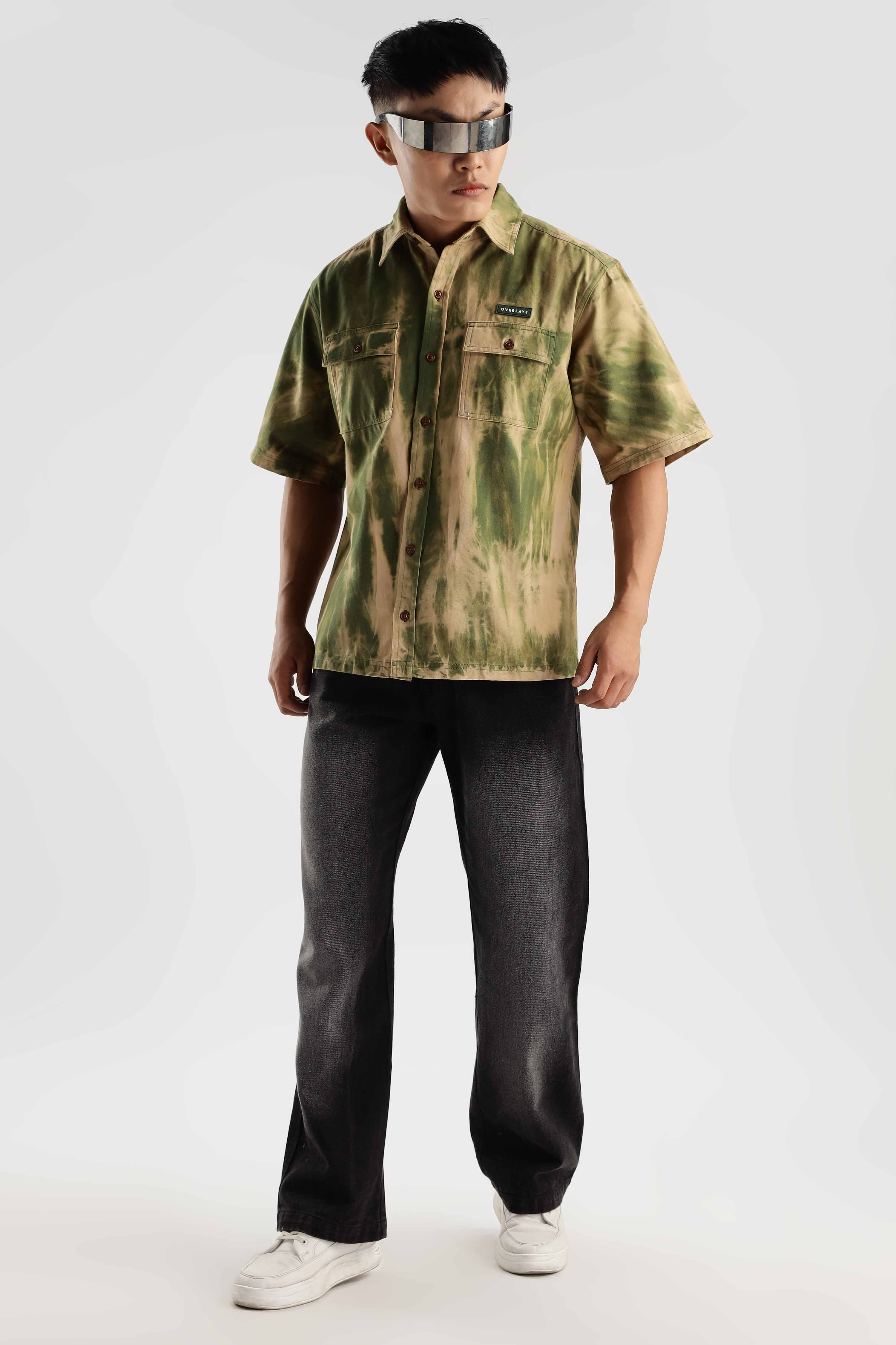 Olive Blaze Heavy Weight Shirt