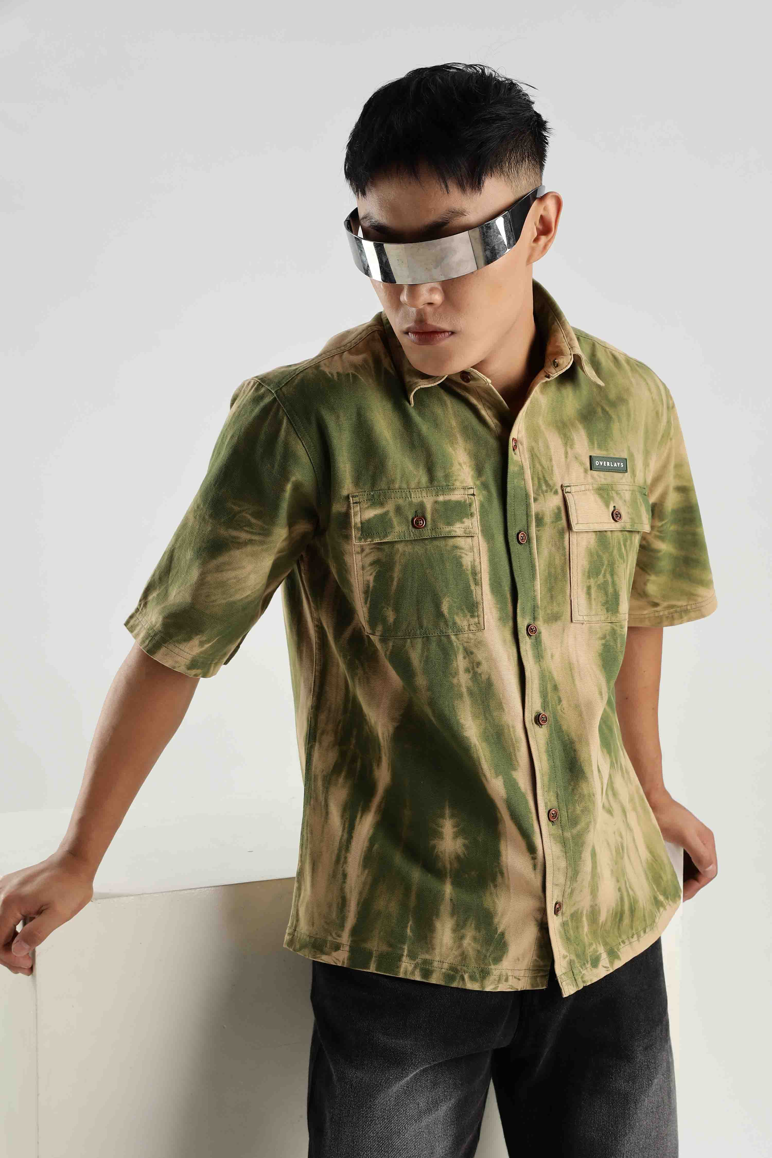 Olive Blaze Heavy Weight Shirt