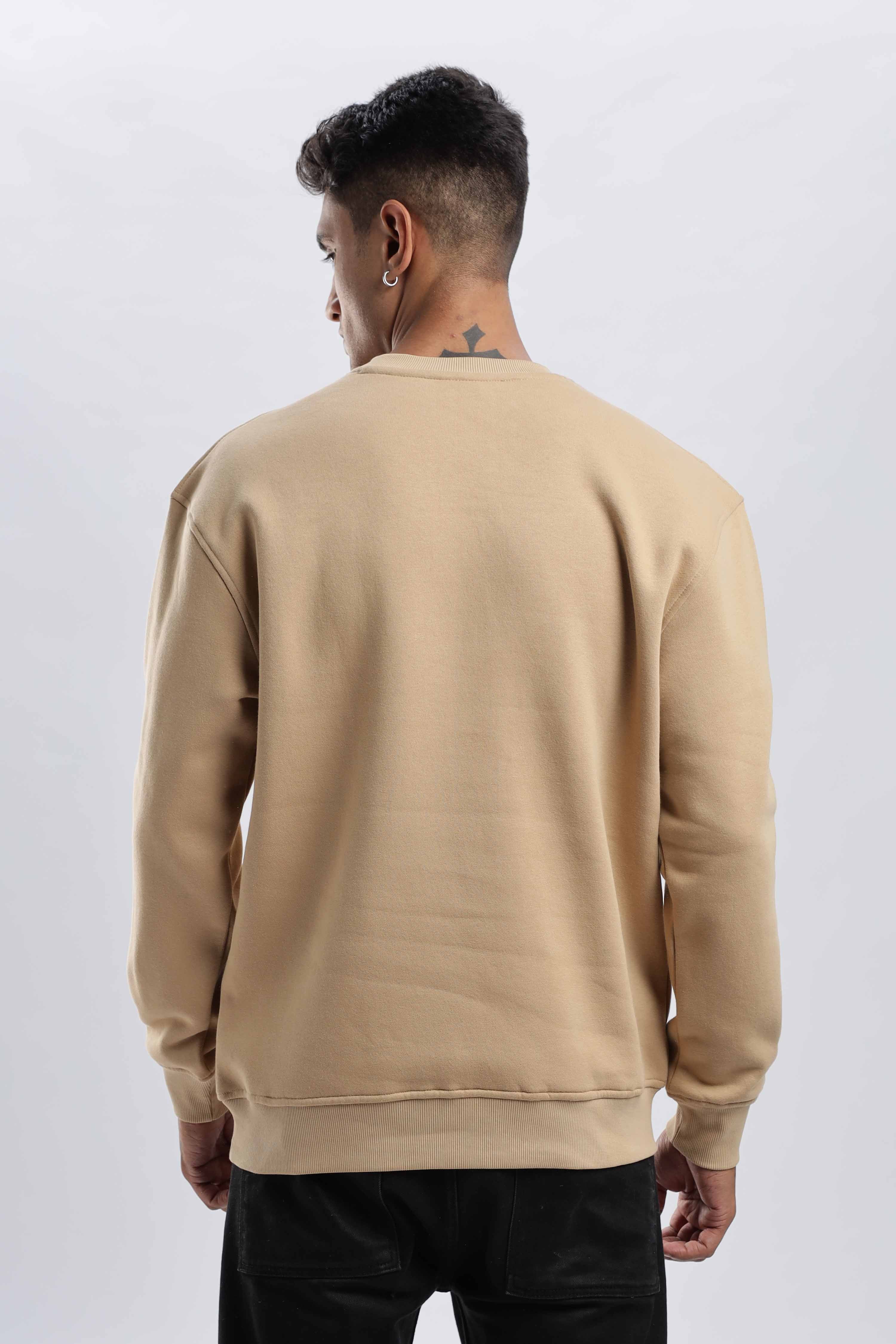 Tan Oversized Sweatshirt