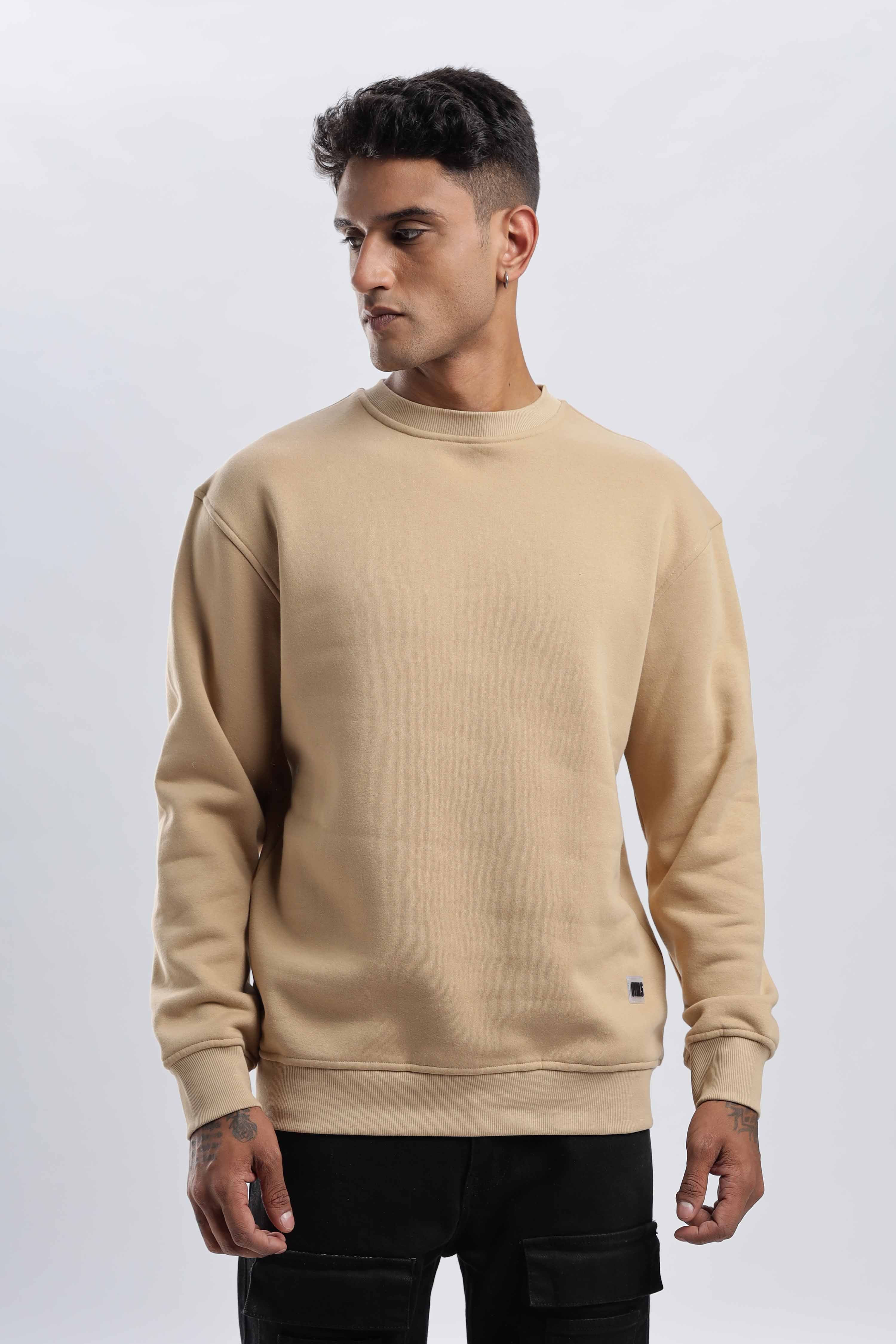 Tan Oversized Sweatshirt