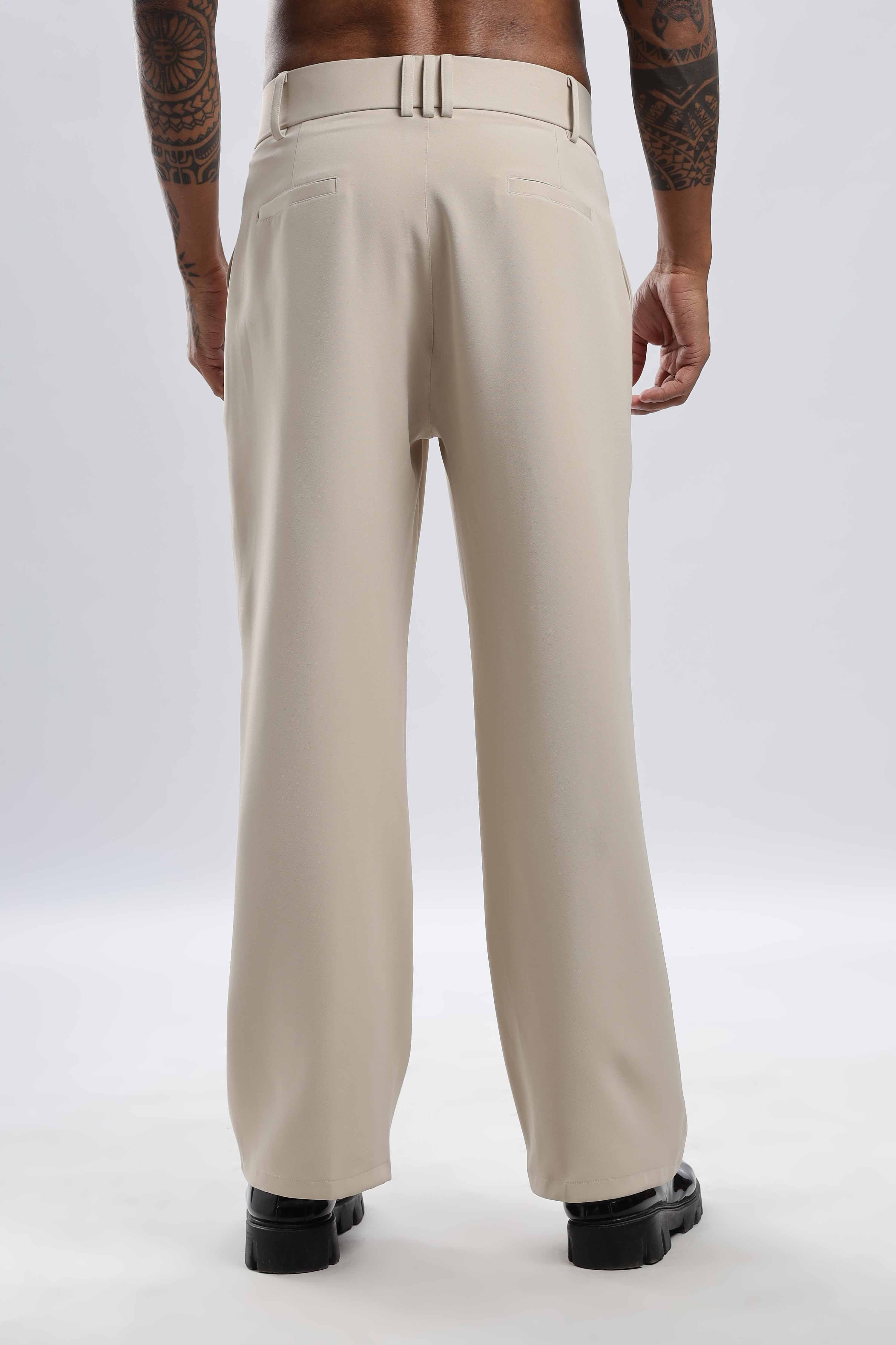 Beige Korean Pant