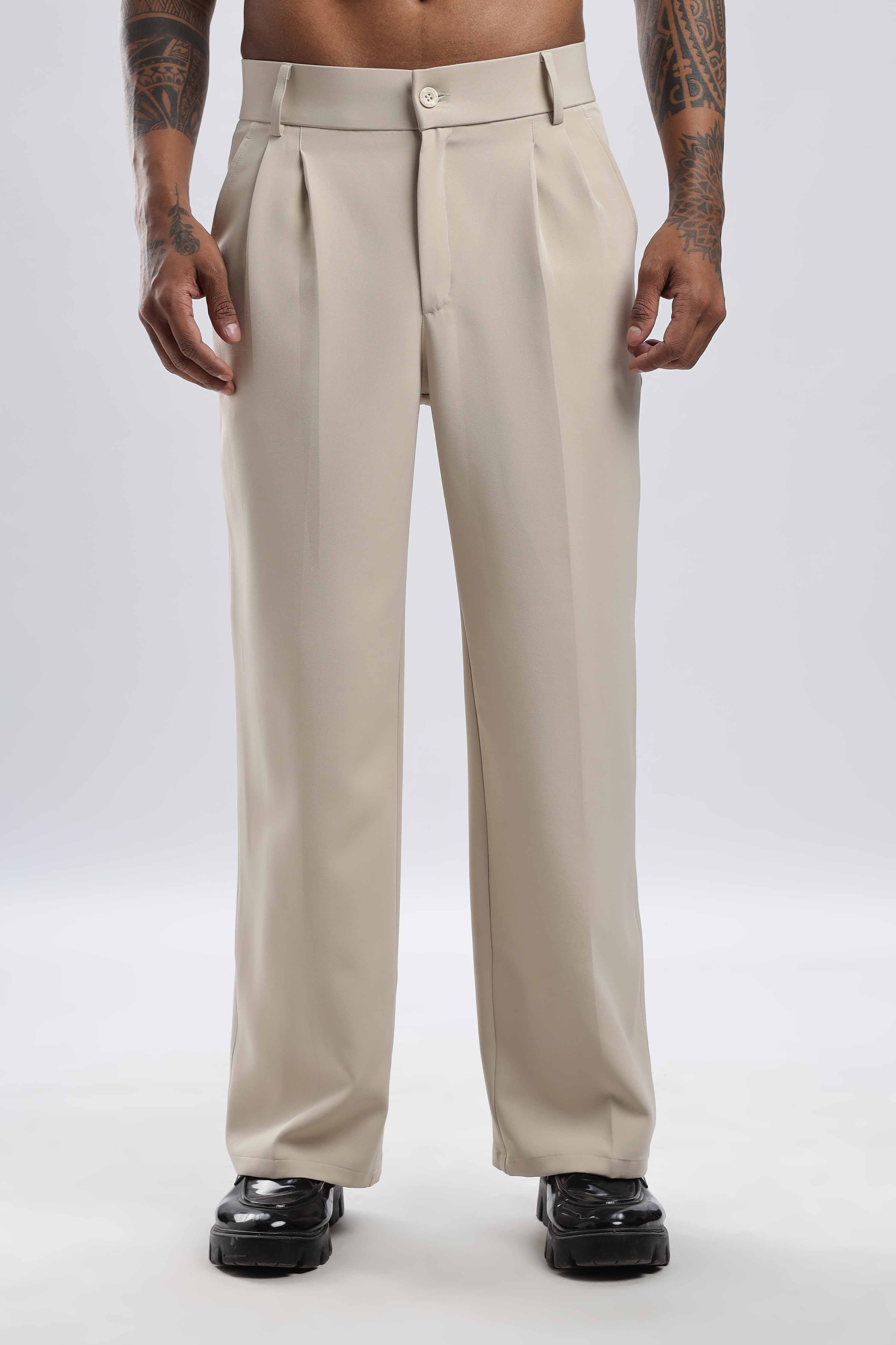 Beige Korean Pant