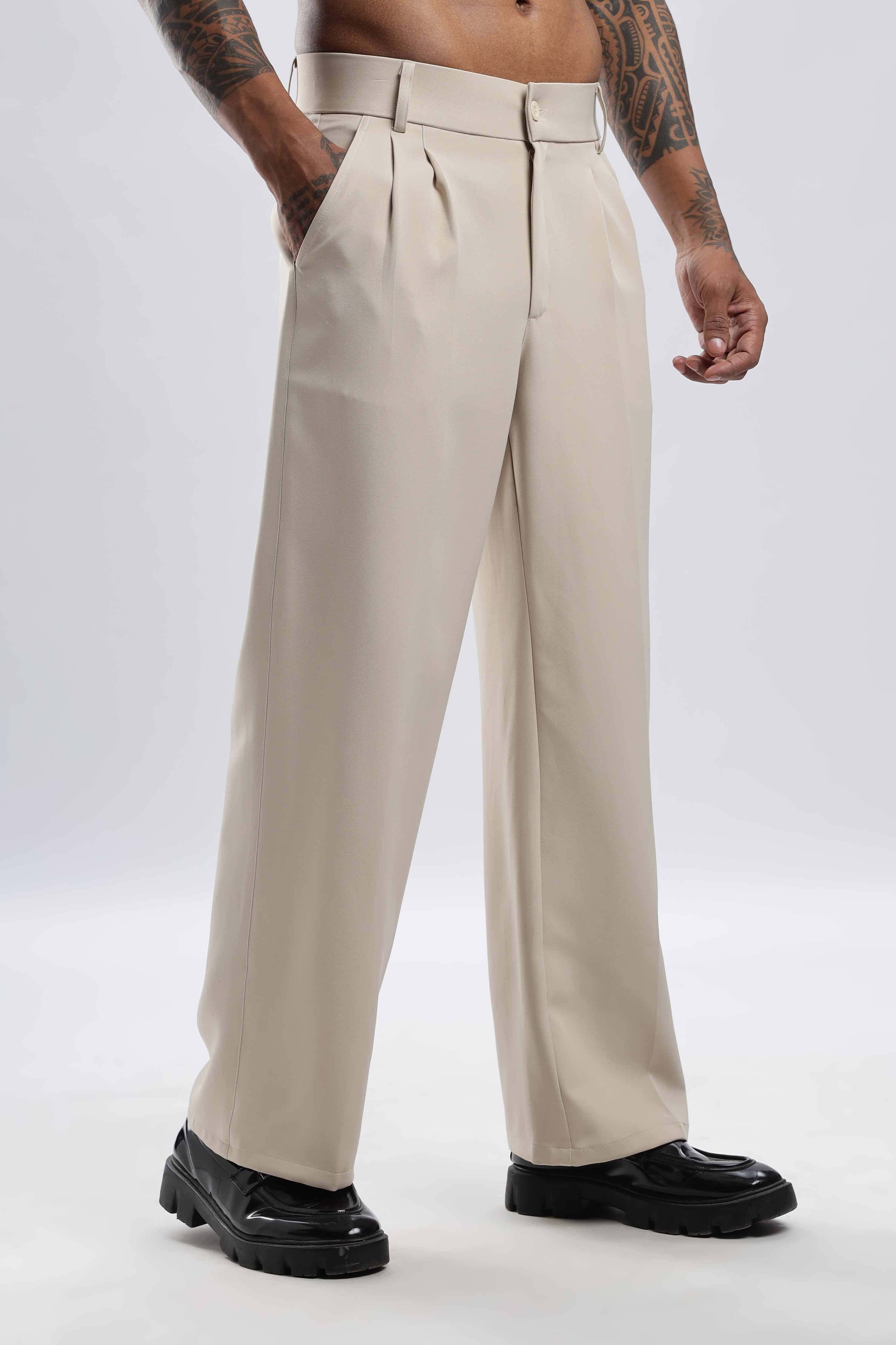 Beige Korean Pant