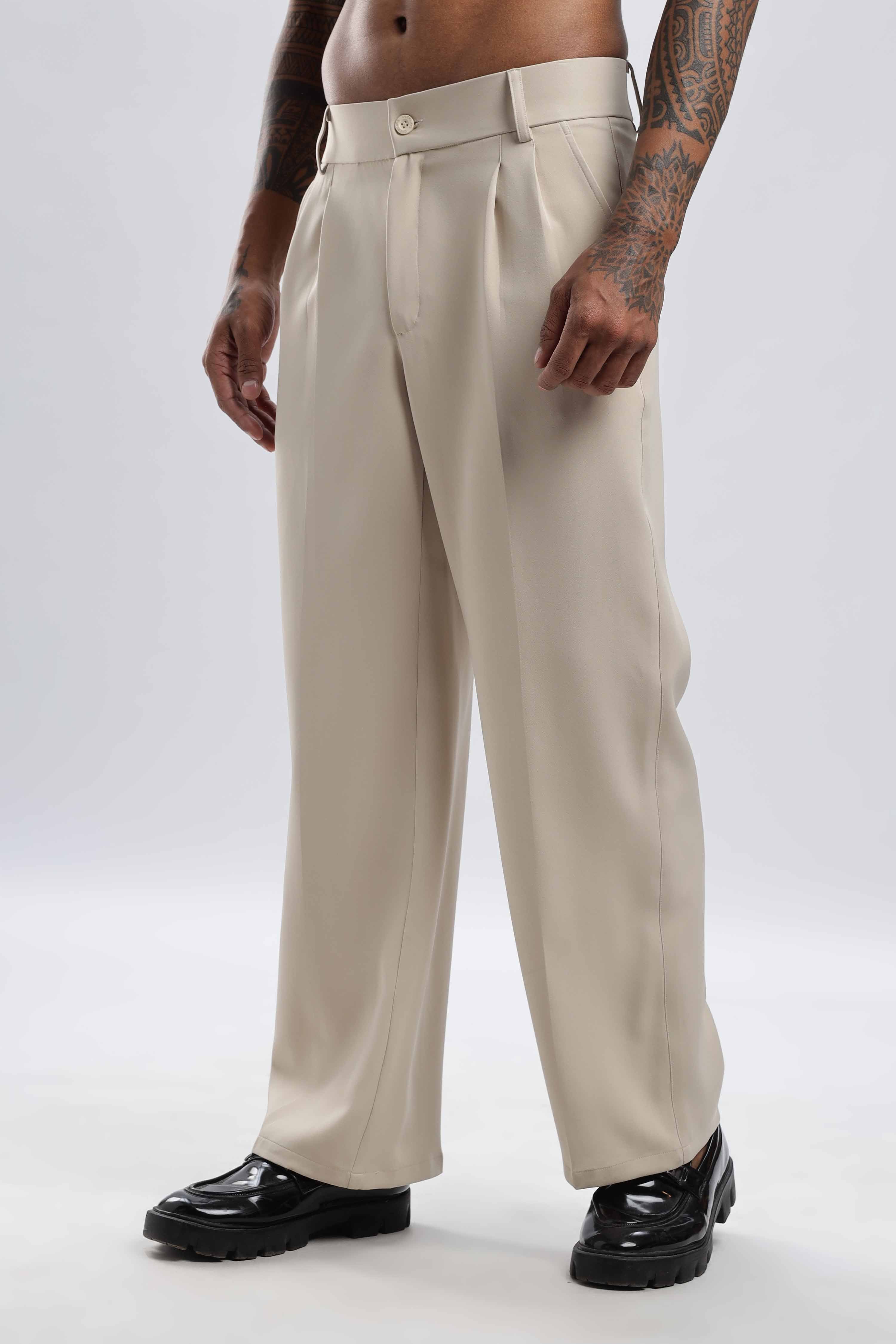 Beige Korean Pant