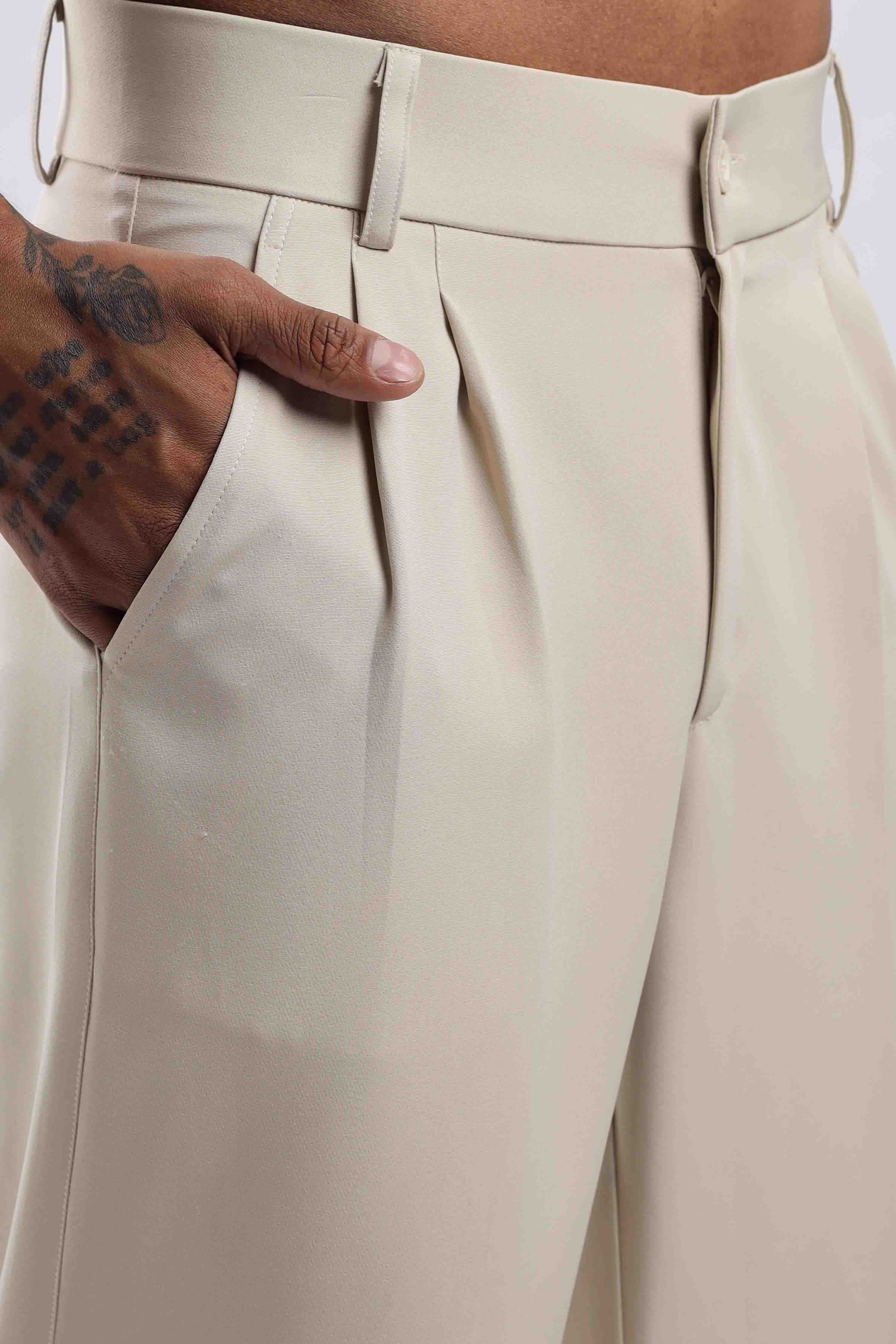 Beige Korean Pant