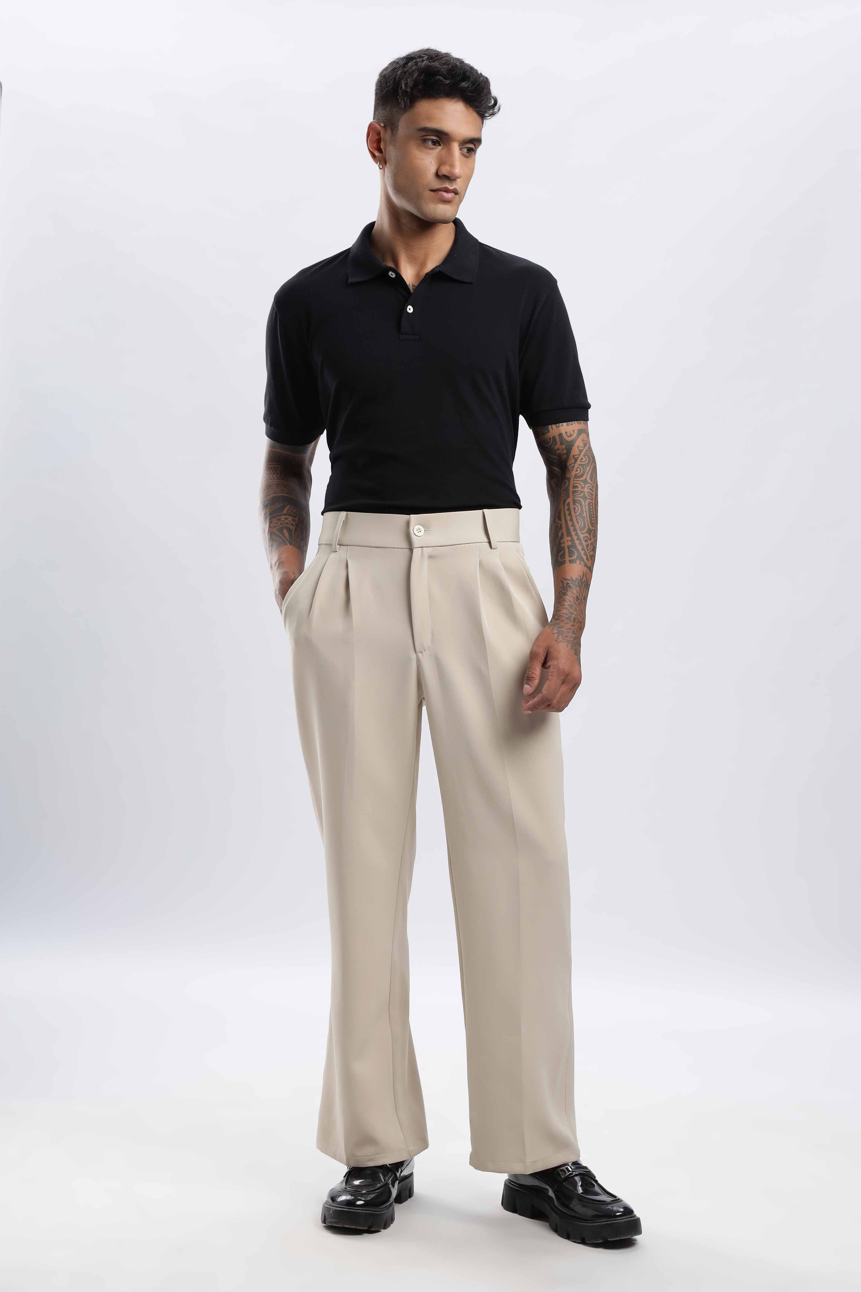 Beige Korean Pant