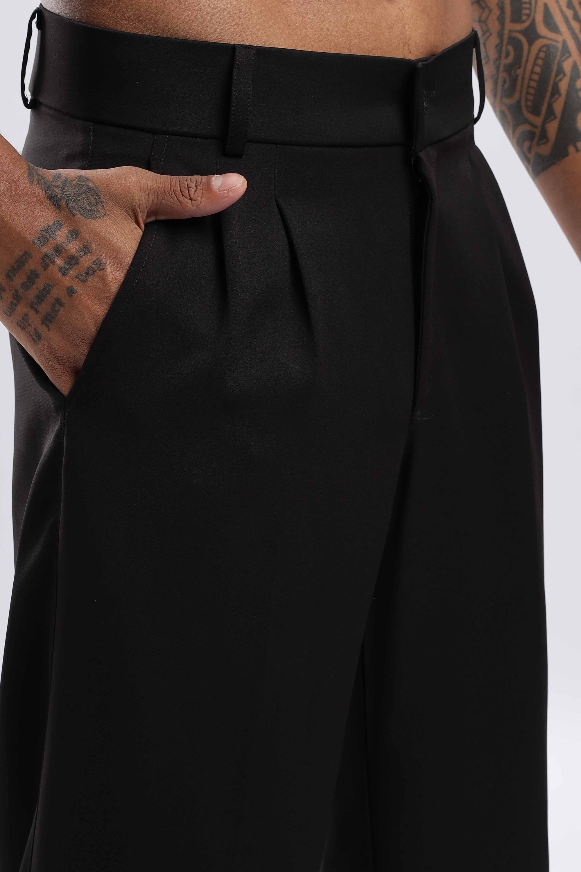 Black Korean Pant