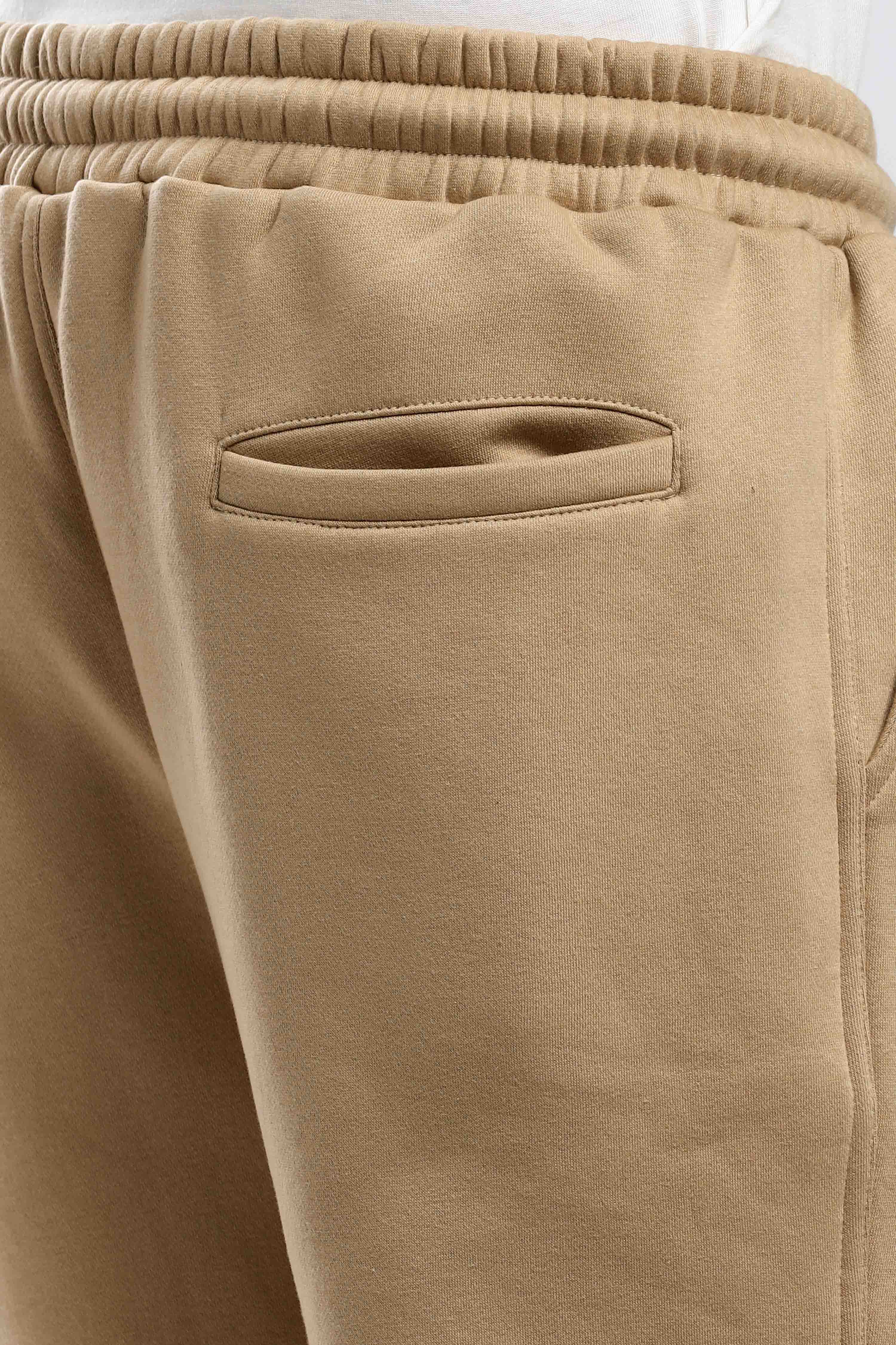 Tan Heavy Weight Straight Fit Jogger