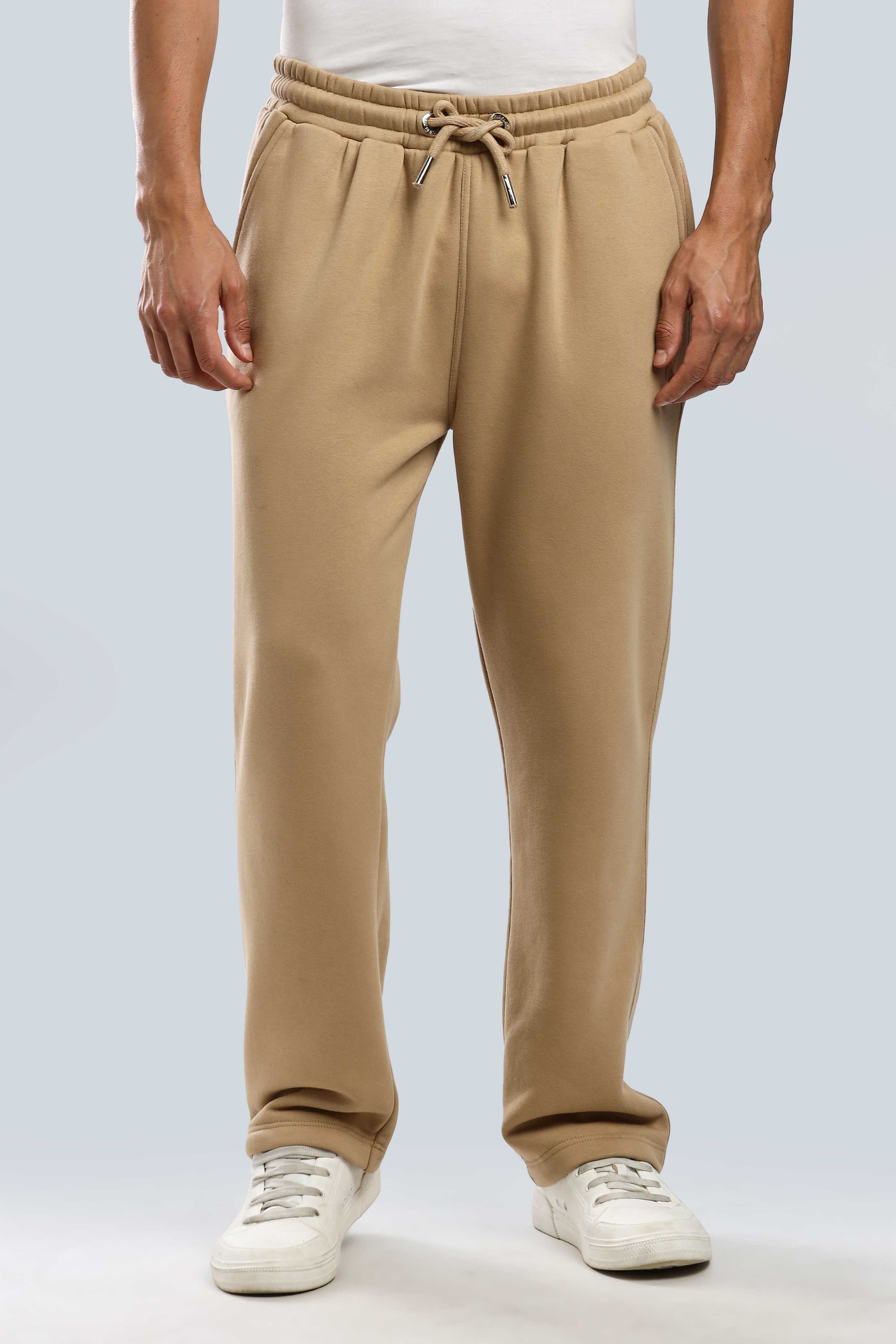 Tan Heavy Weight Straight Fit Jogger