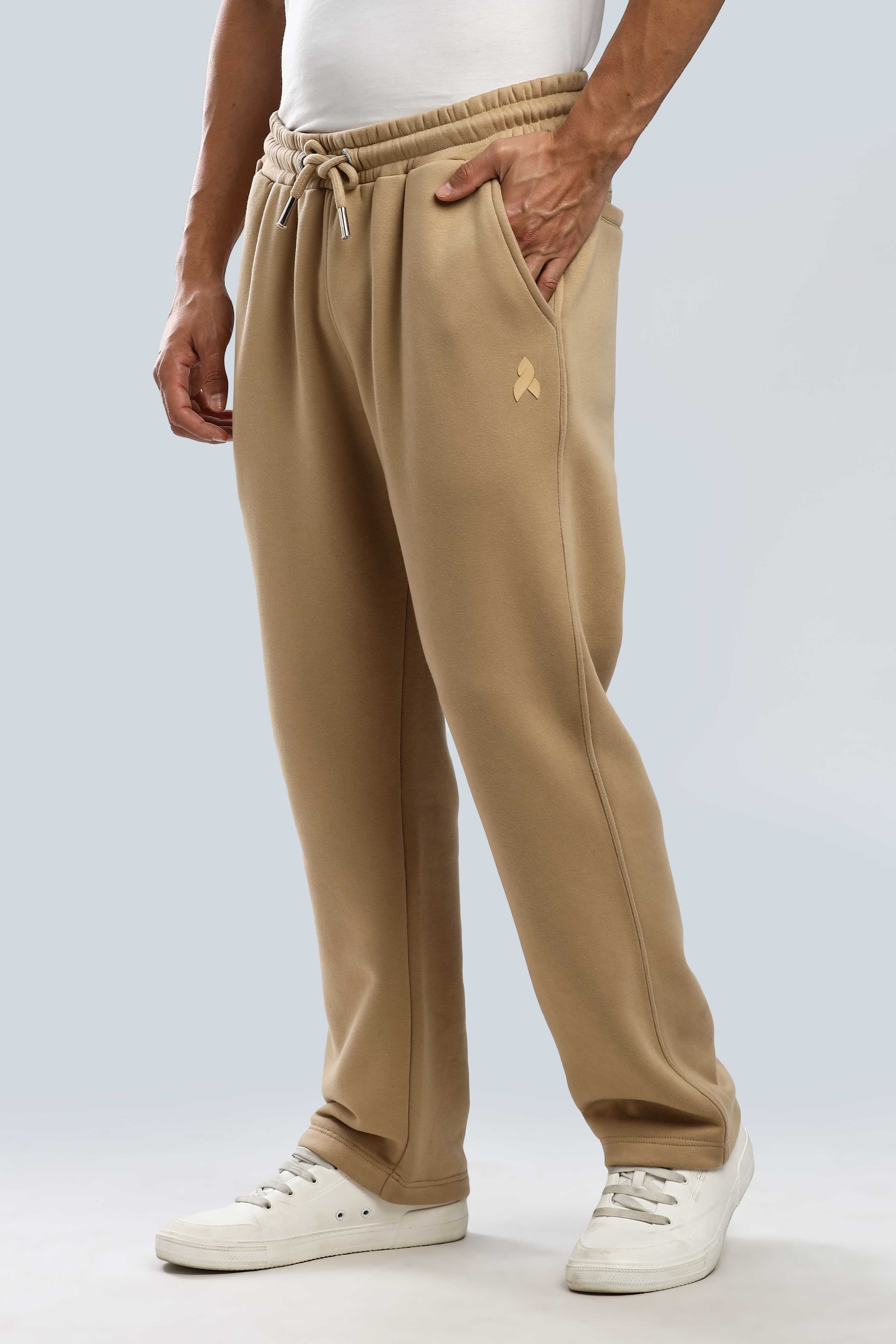 Tan Heavy Weight Straight Fit Jogger