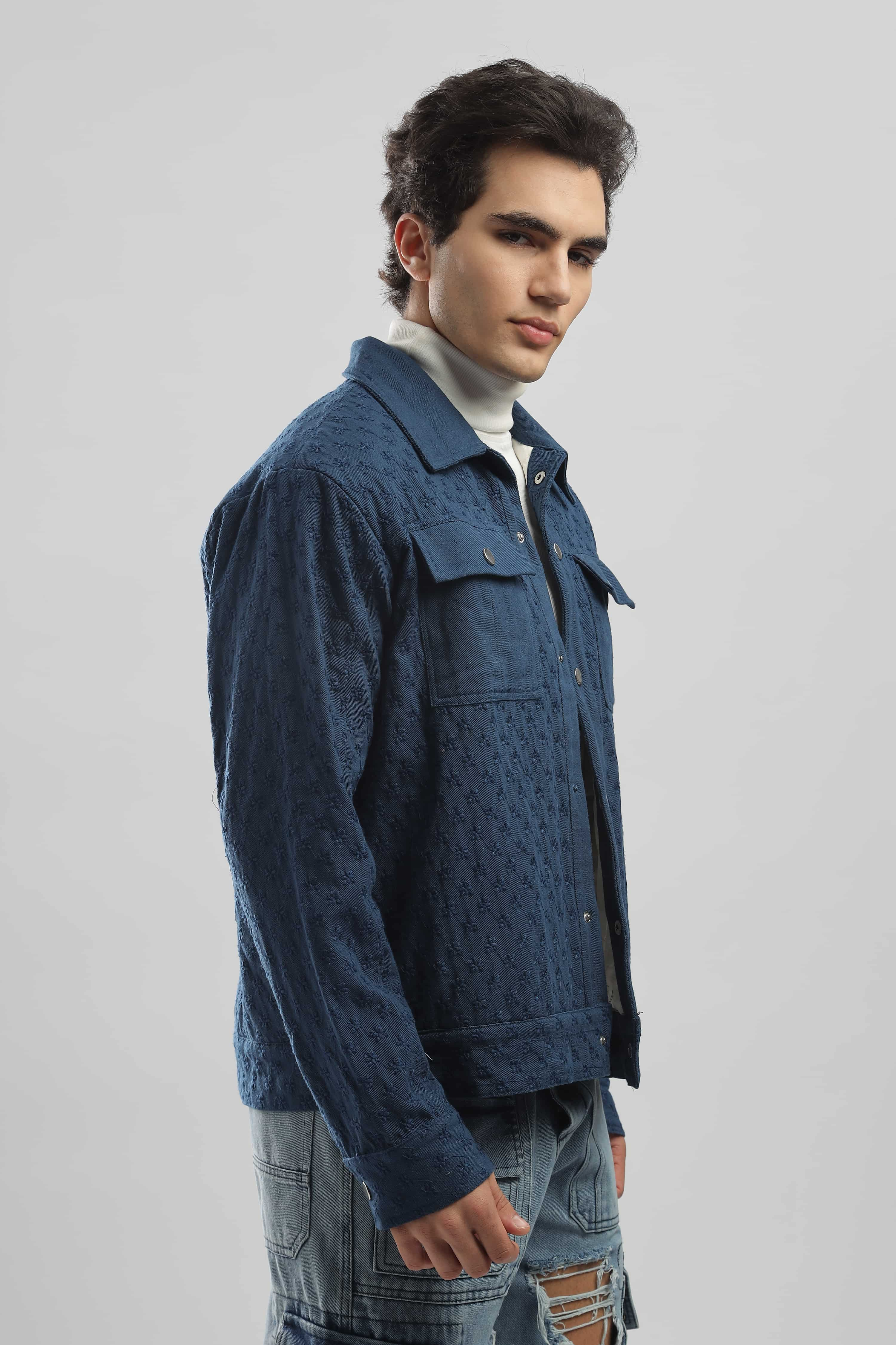 Indigo Stitch Jacket