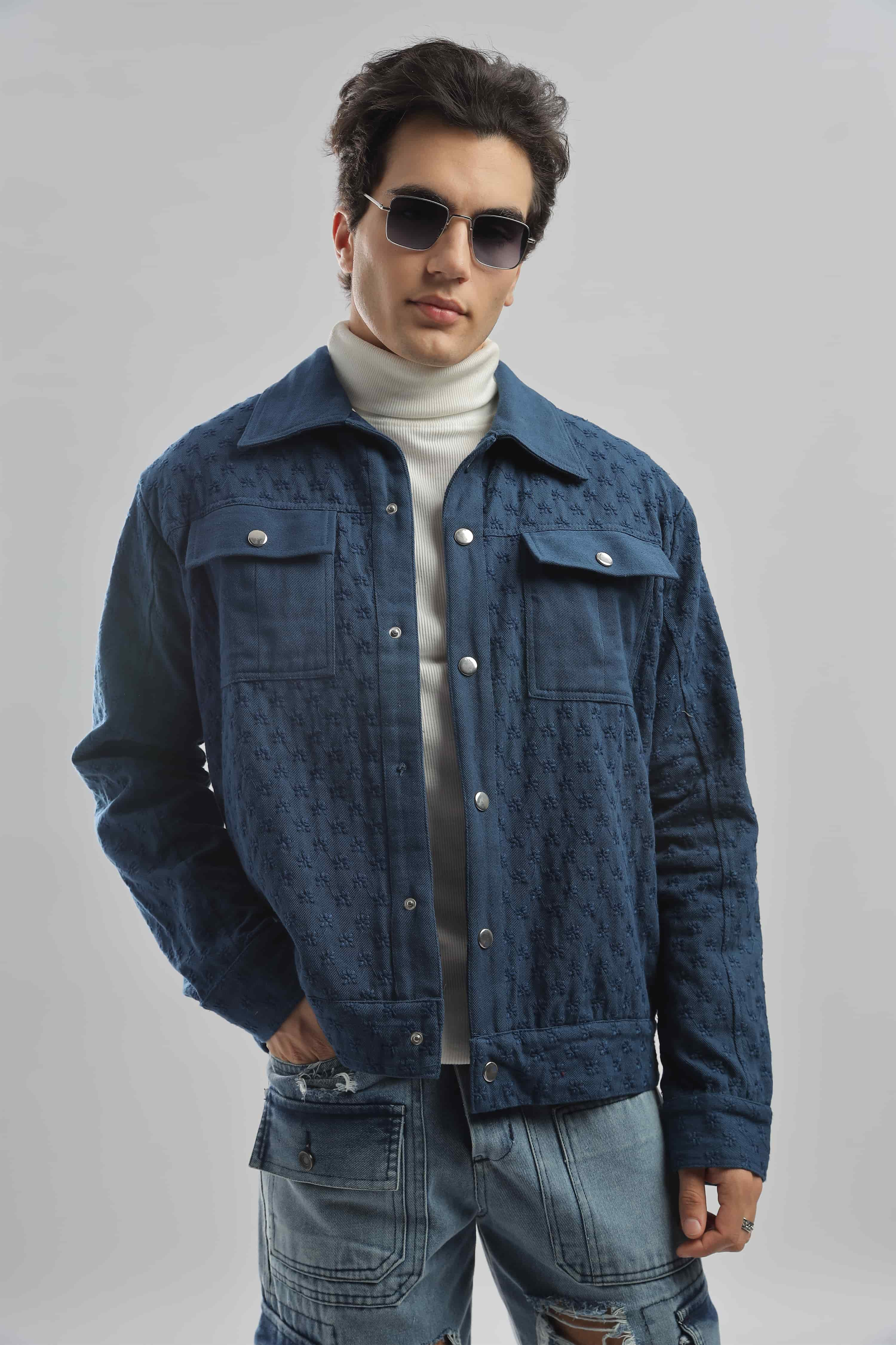 Indigo Stitch Jacket