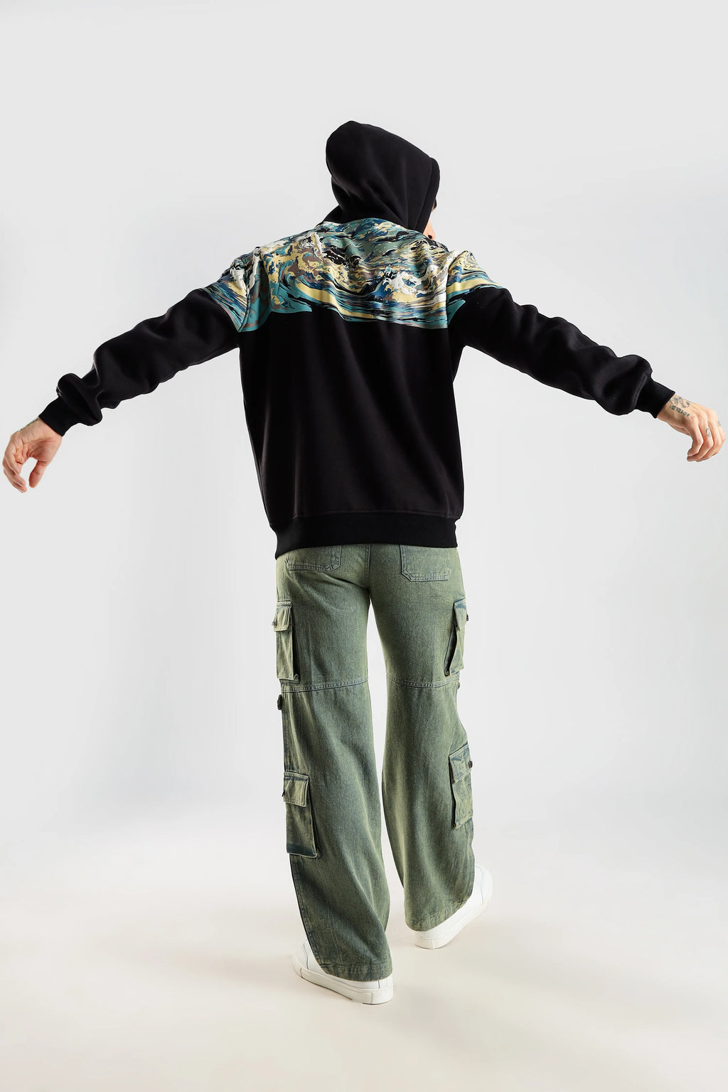 Ocean Claw Overzied Hoodie