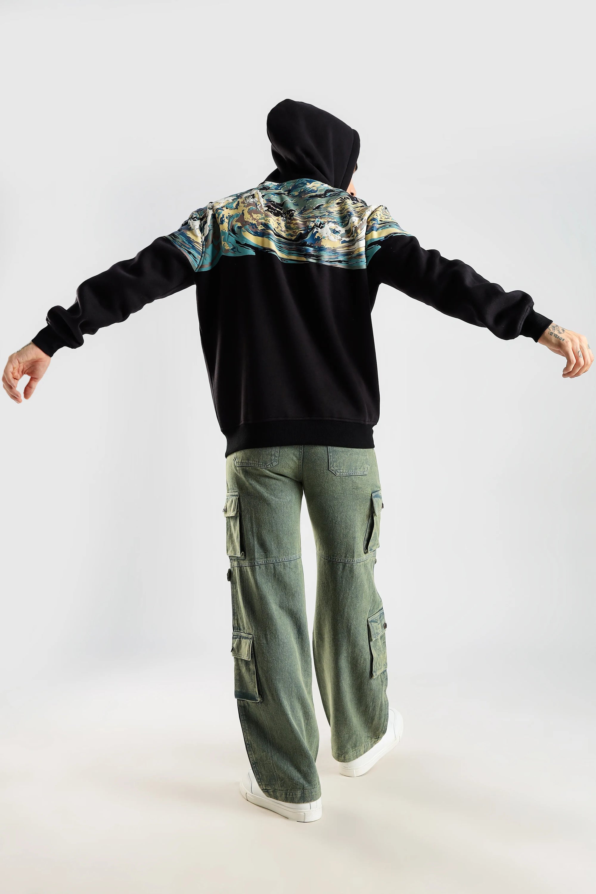 Ocean Claw Overzied Hoodie
