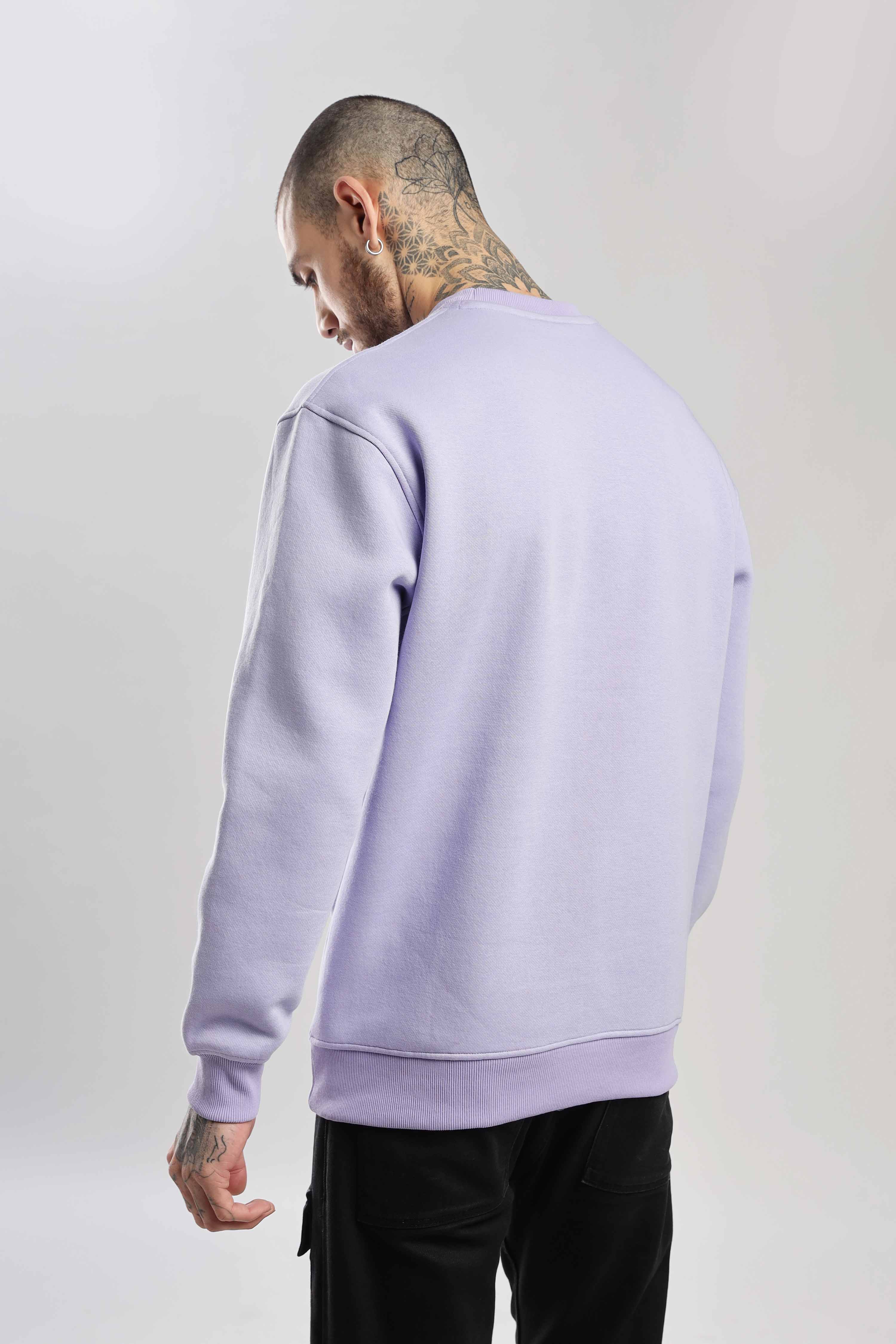 Iris Lavender Oversized Sweatshirt