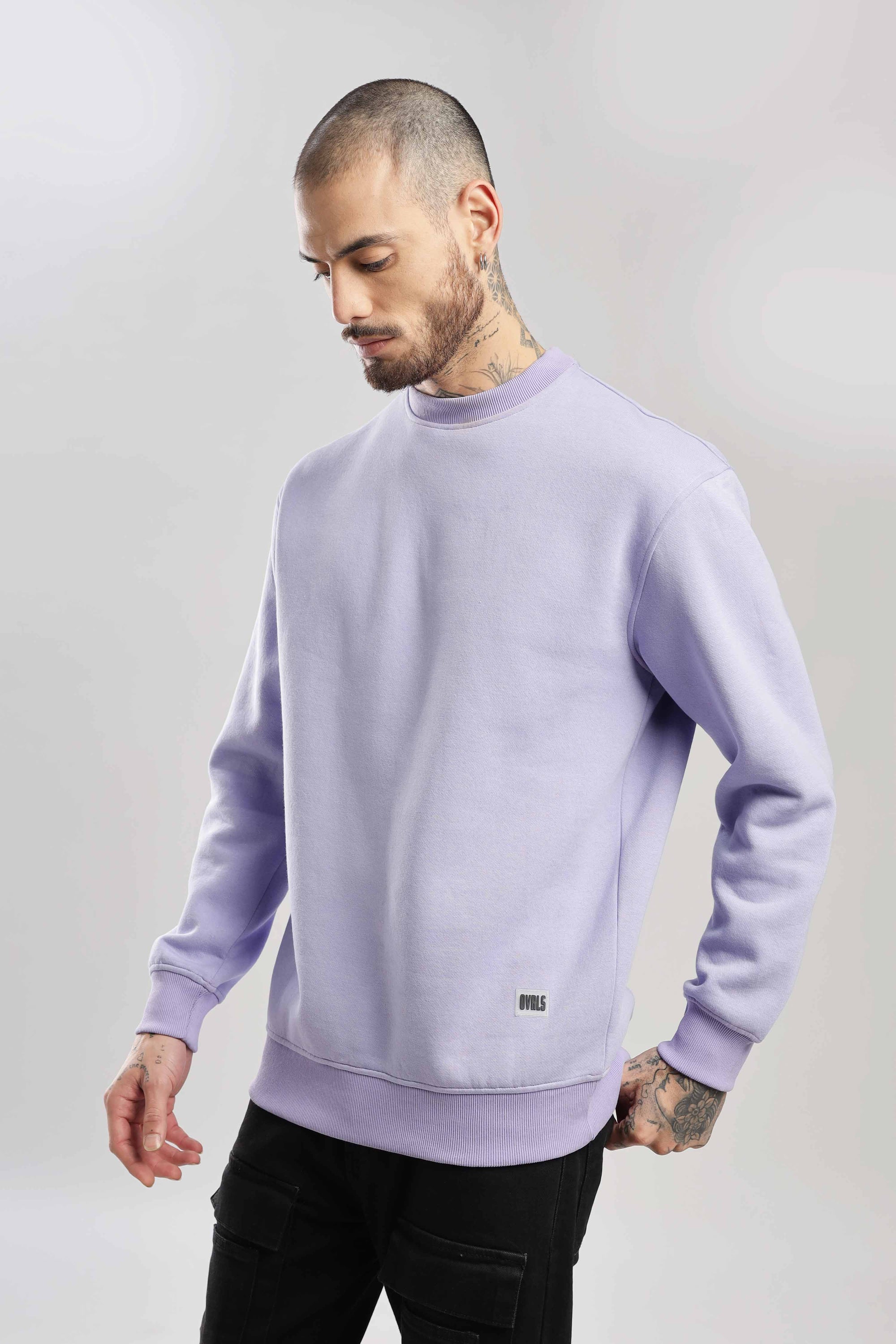 Iris Lavender Oversized Sweatshirt