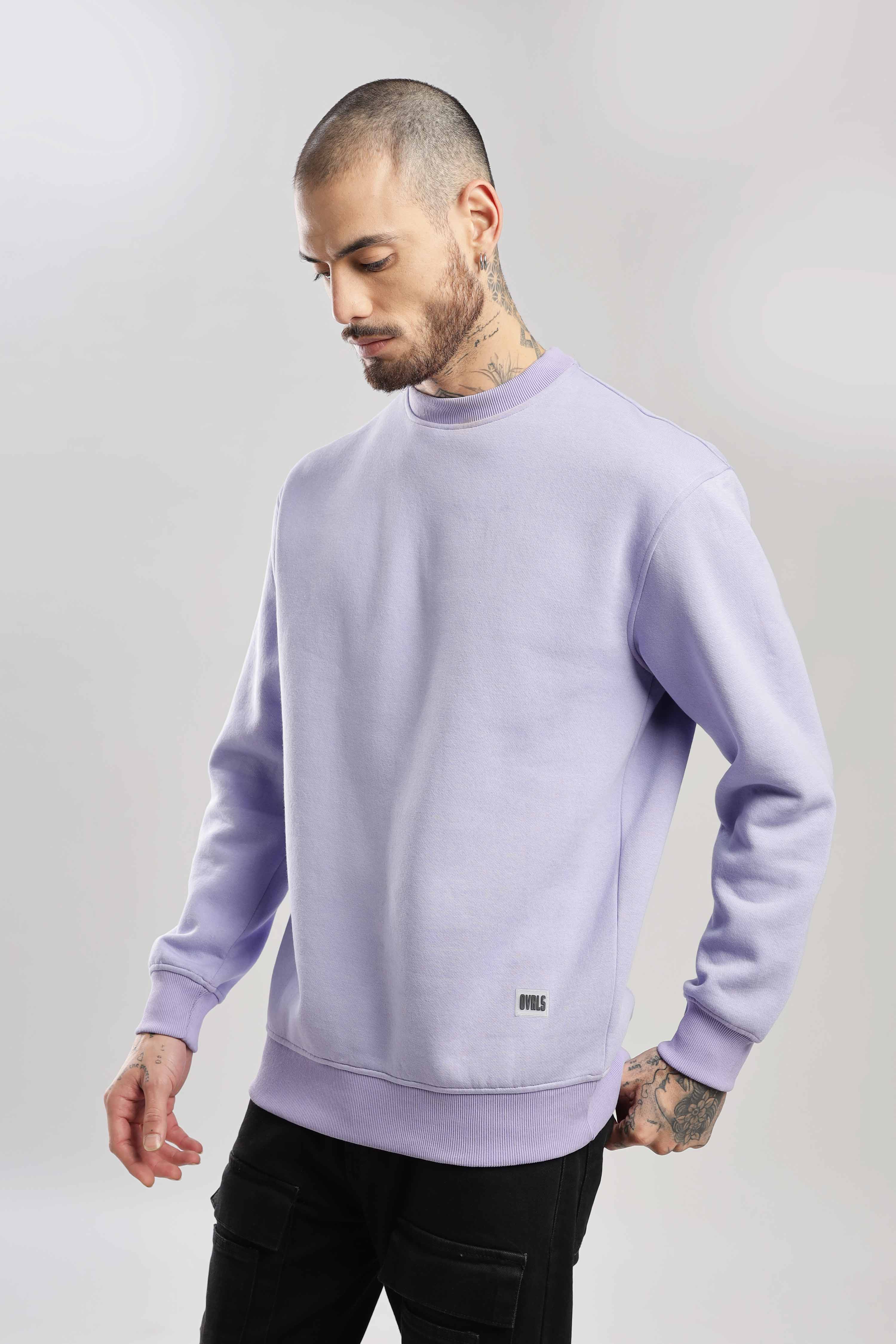 Iris Lavender Oversized Sweatshirt