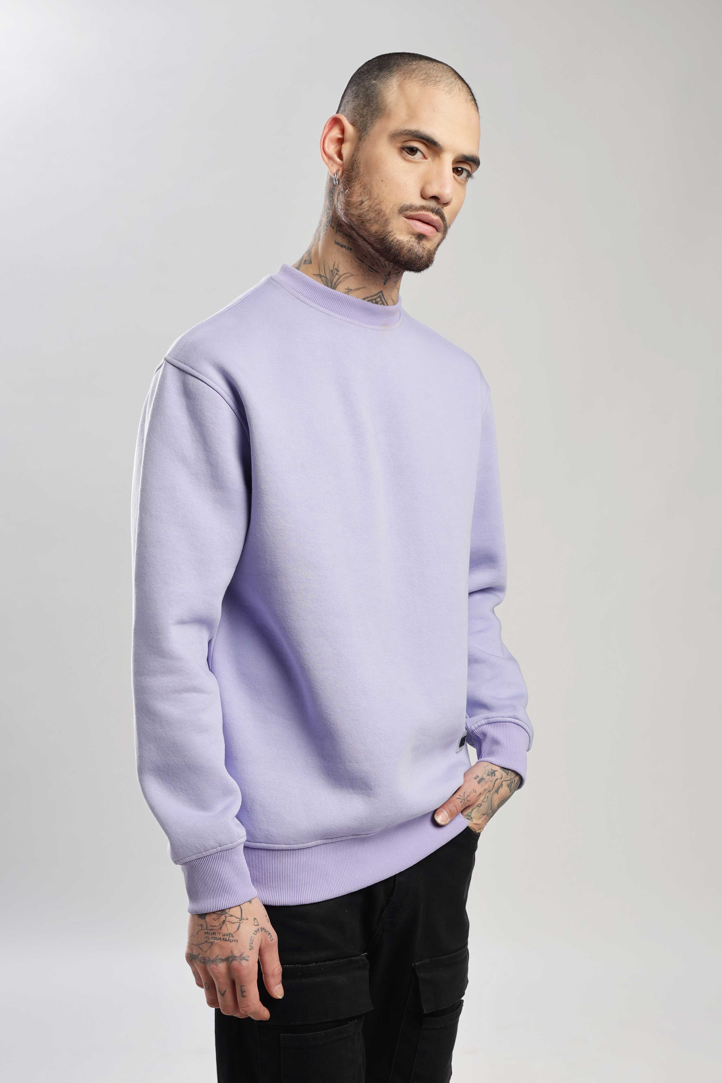 Iris Lavender Oversized Sweatshirt