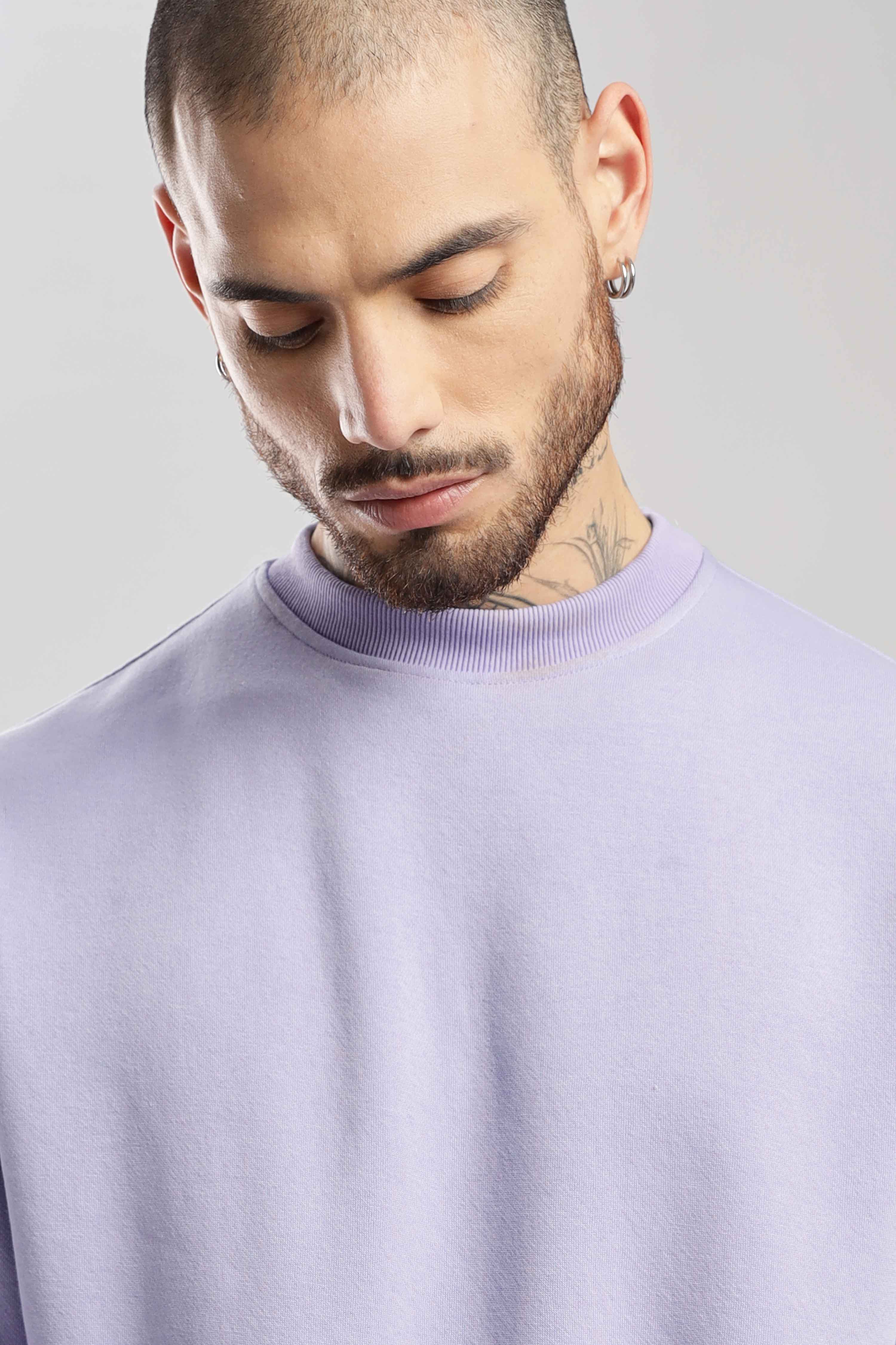 Iris Lavender Oversized Sweatshirt