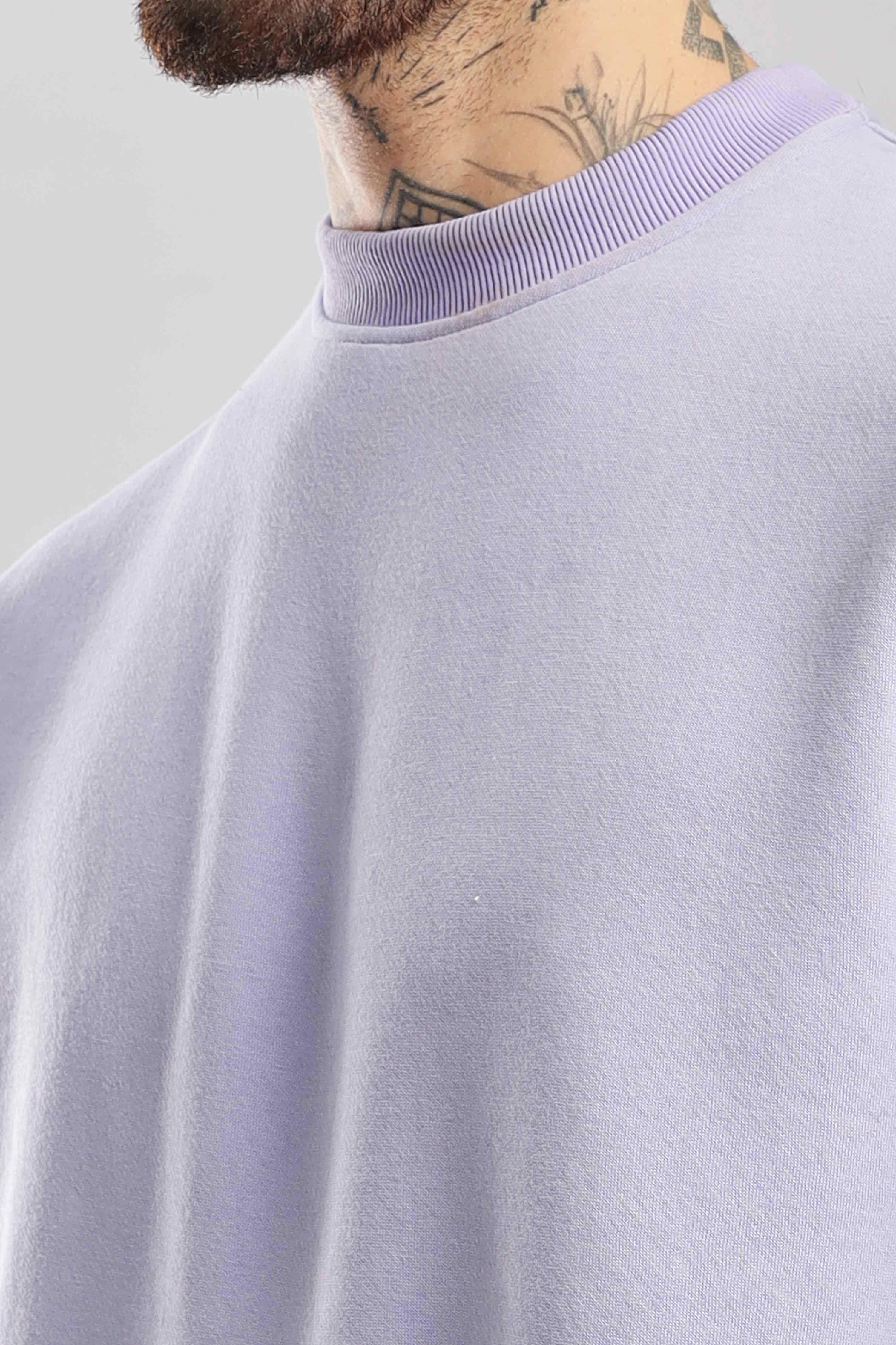 Iris Lavender Oversized Sweatshirt