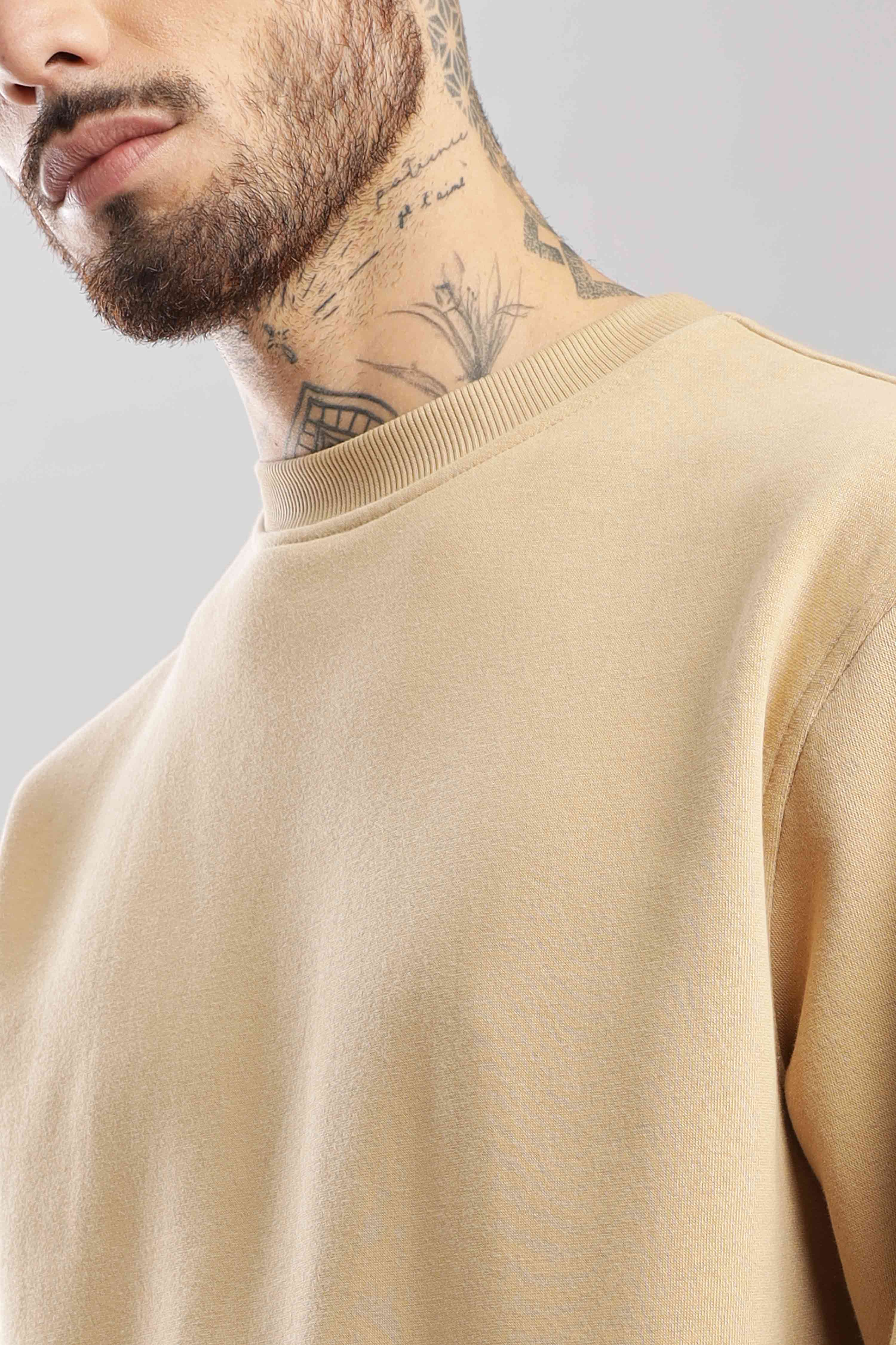 Tan Oversized Sweatshirt