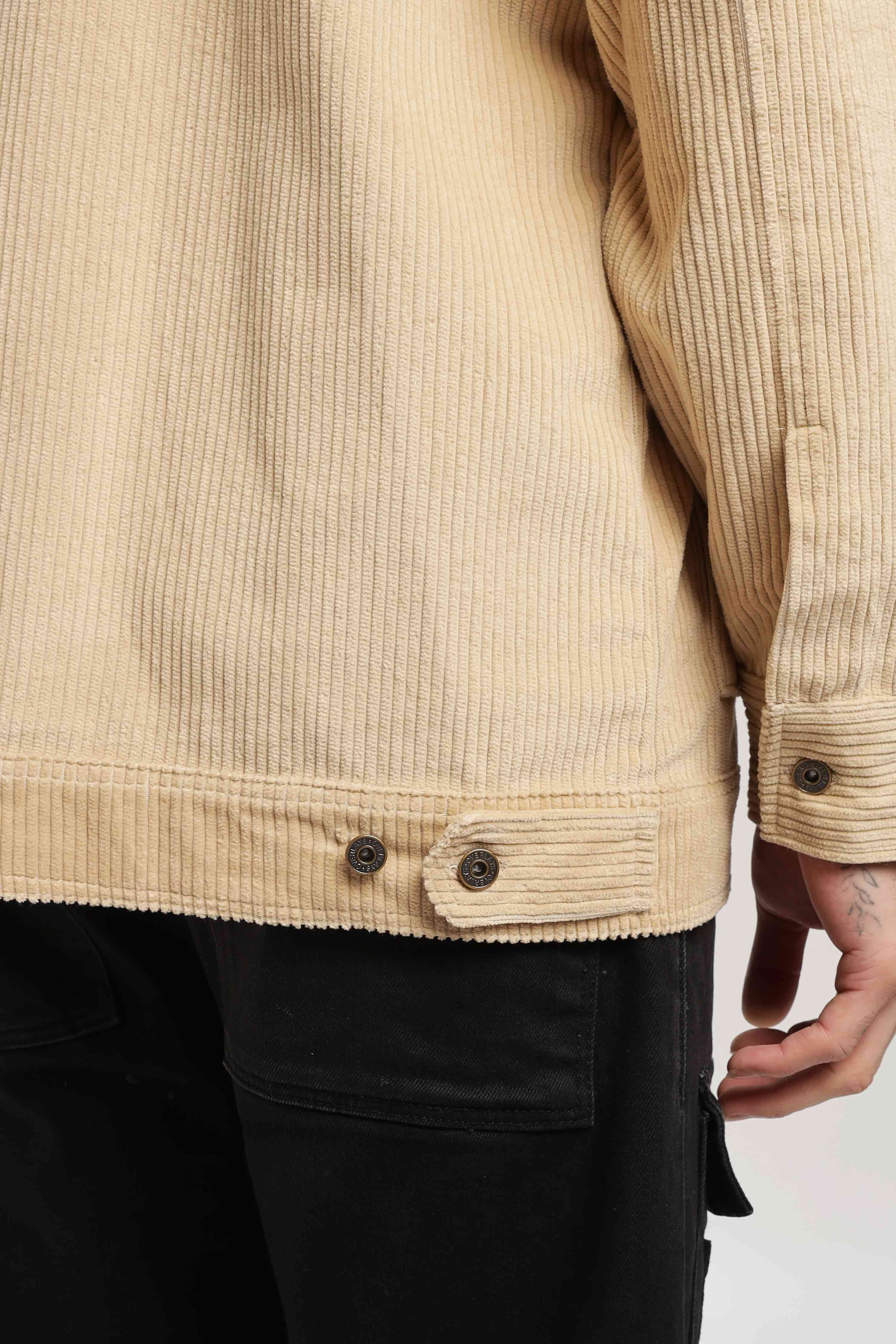 Fawn Textured Corduroy Shaket