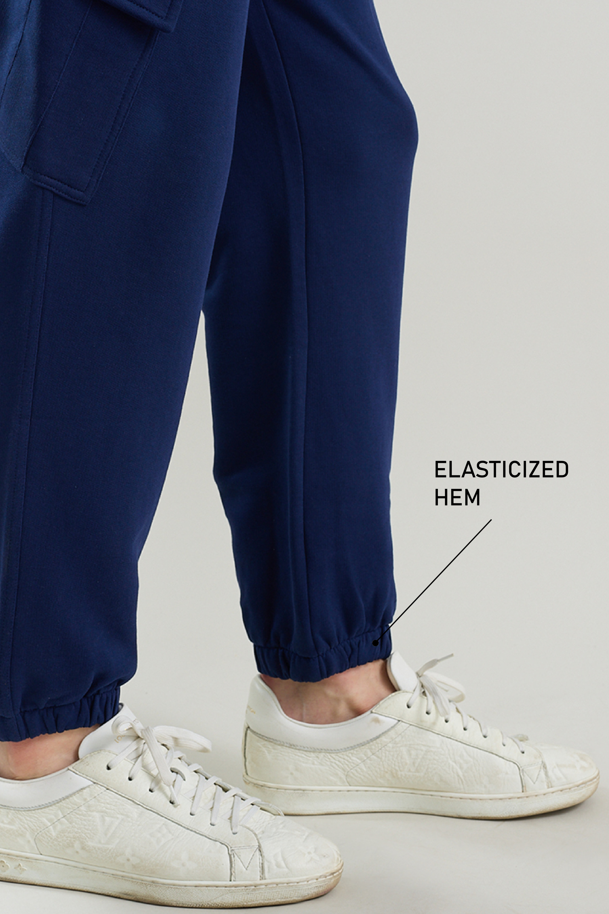 Tilted Navy Joggers