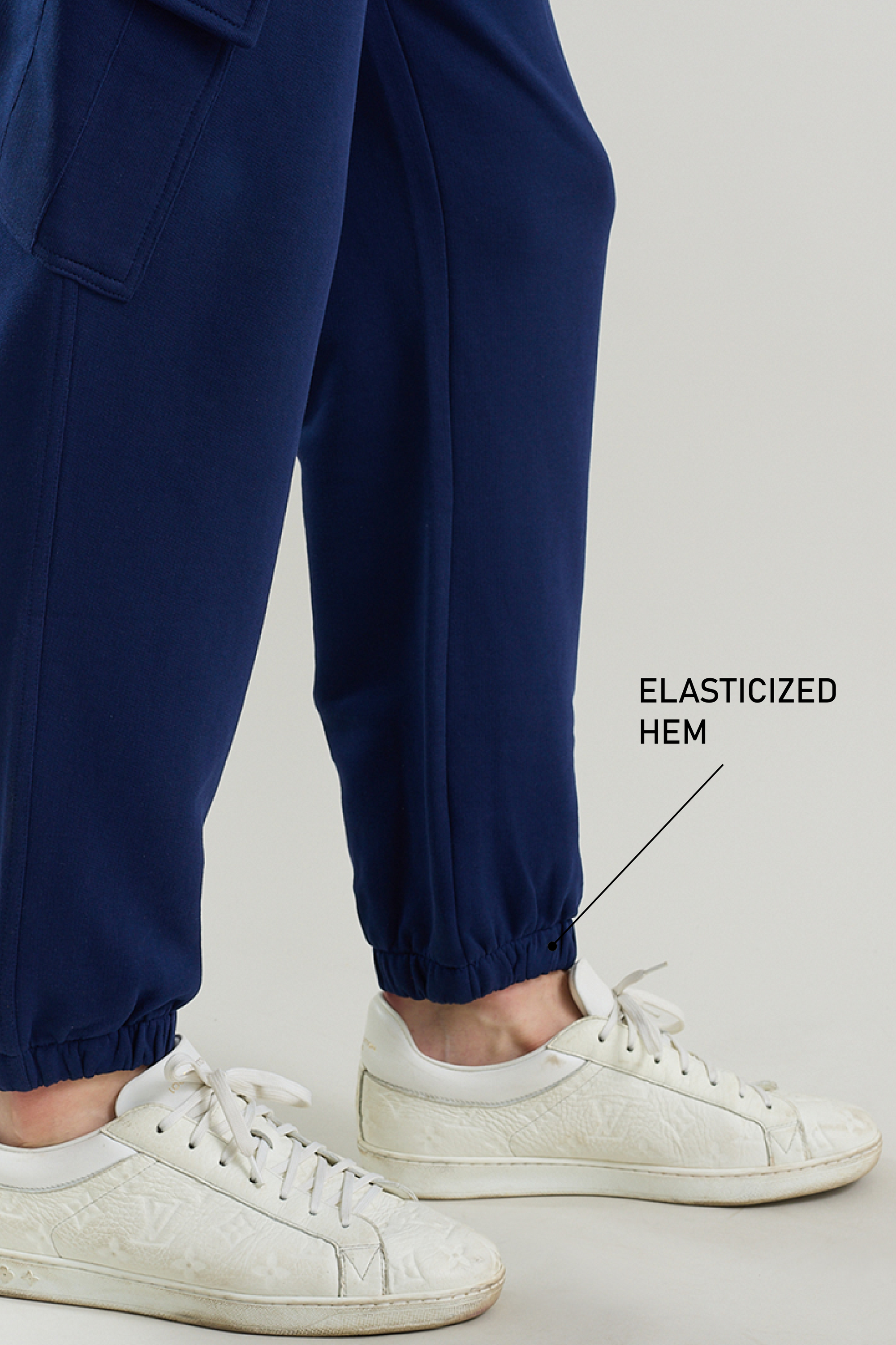 Tilted Navy Joggers