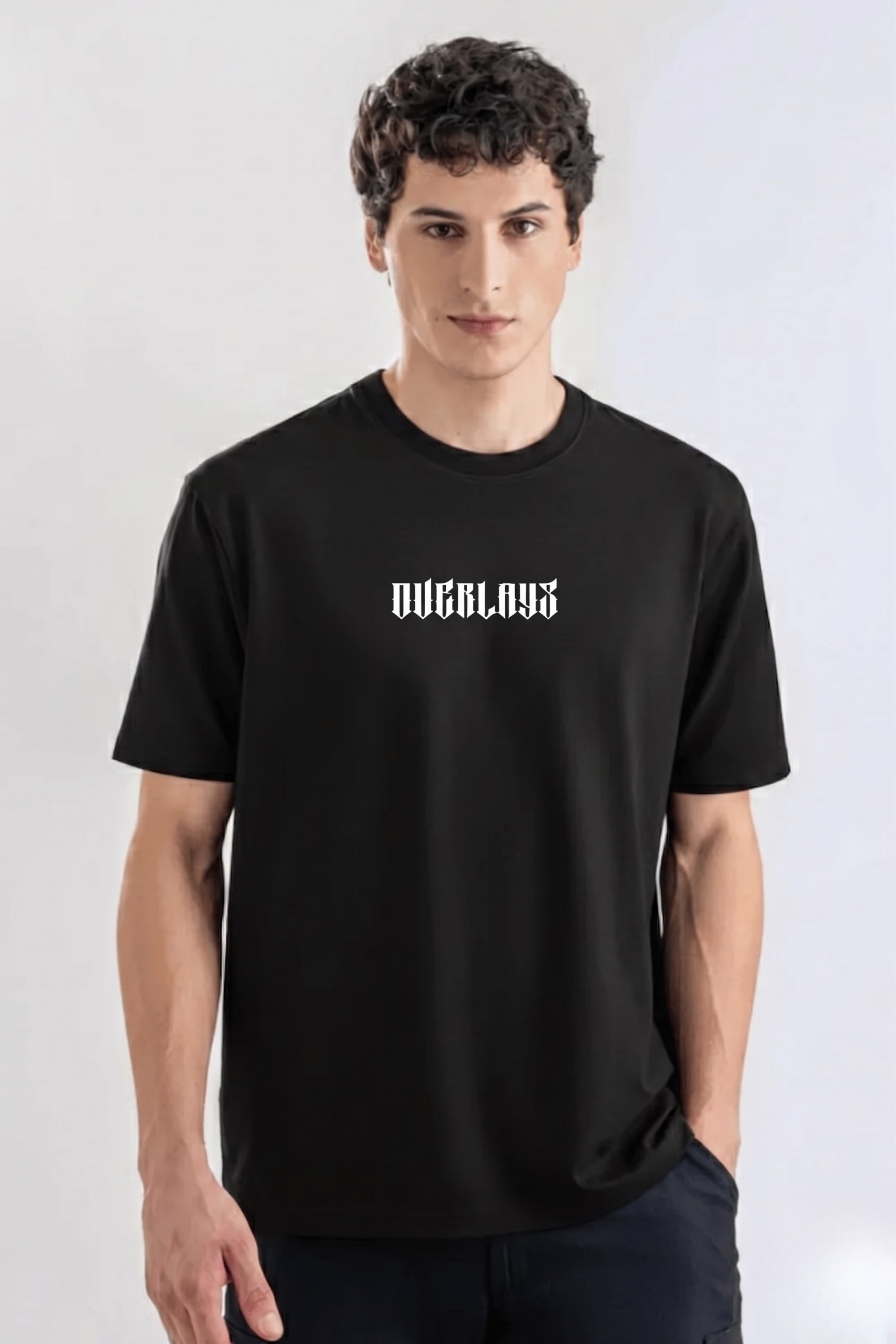 Unbound Uprise Black Relaxed Fit T-shirt