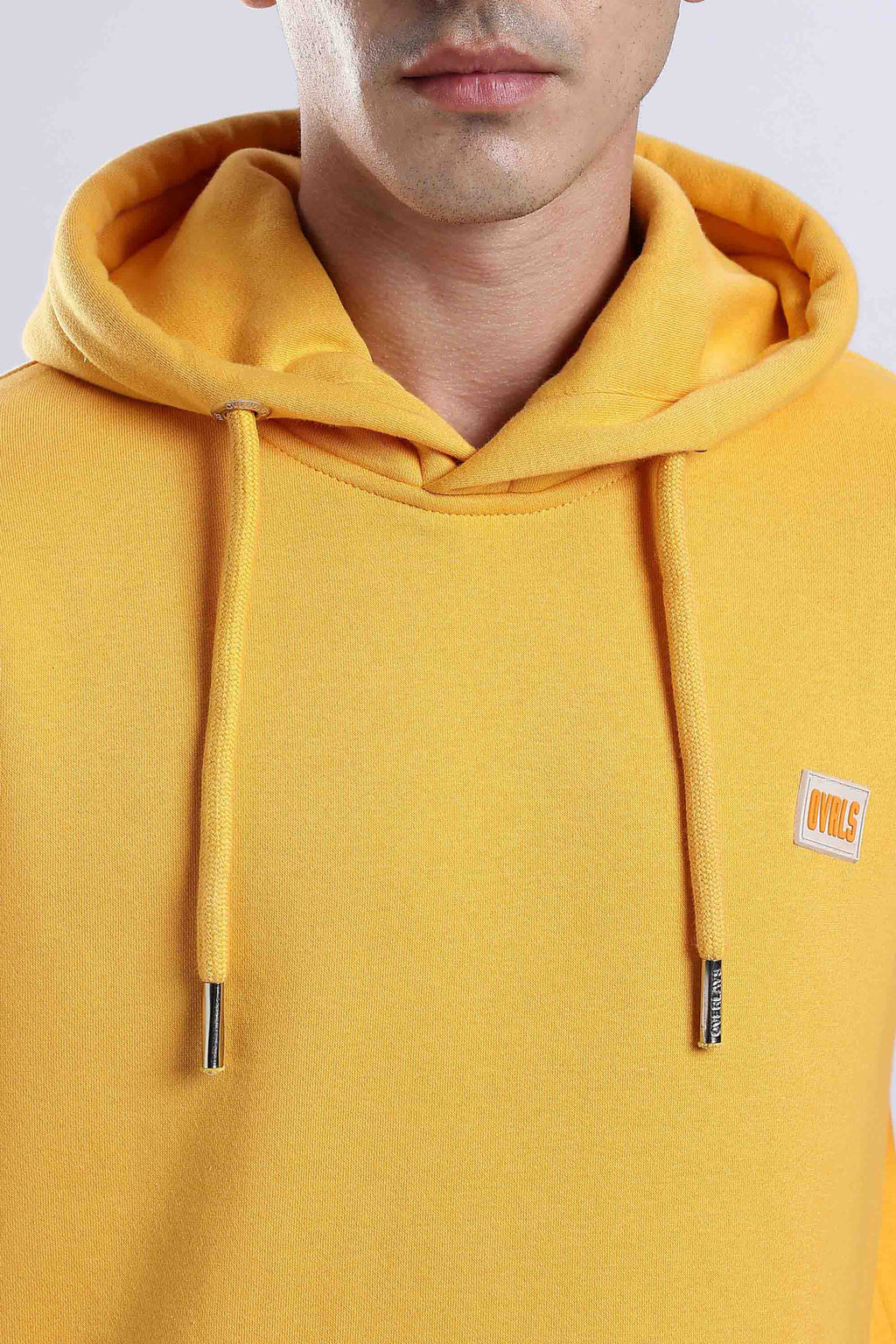 Yellow Plain Hoodie