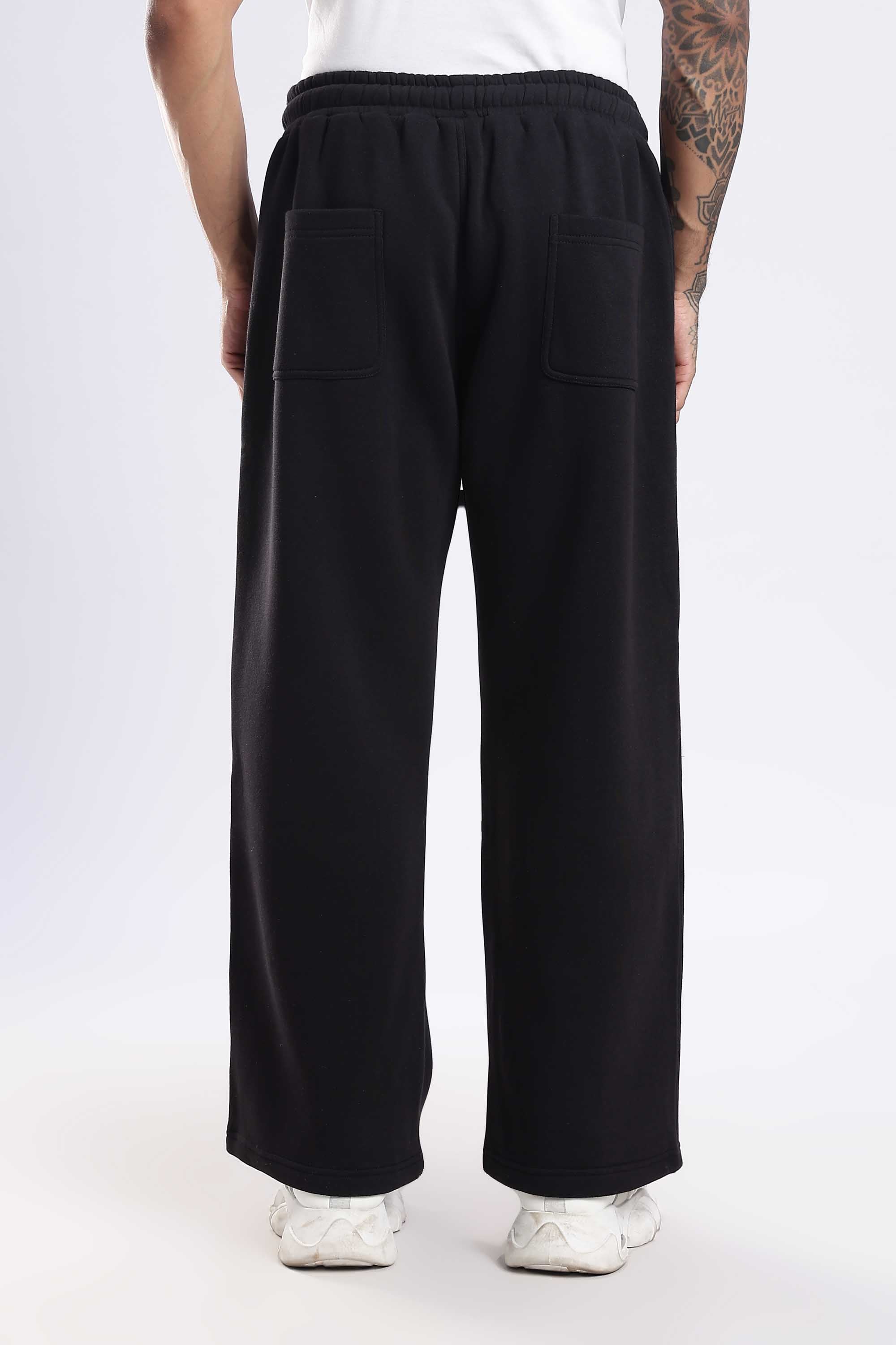 Noir heavyweight black joggers