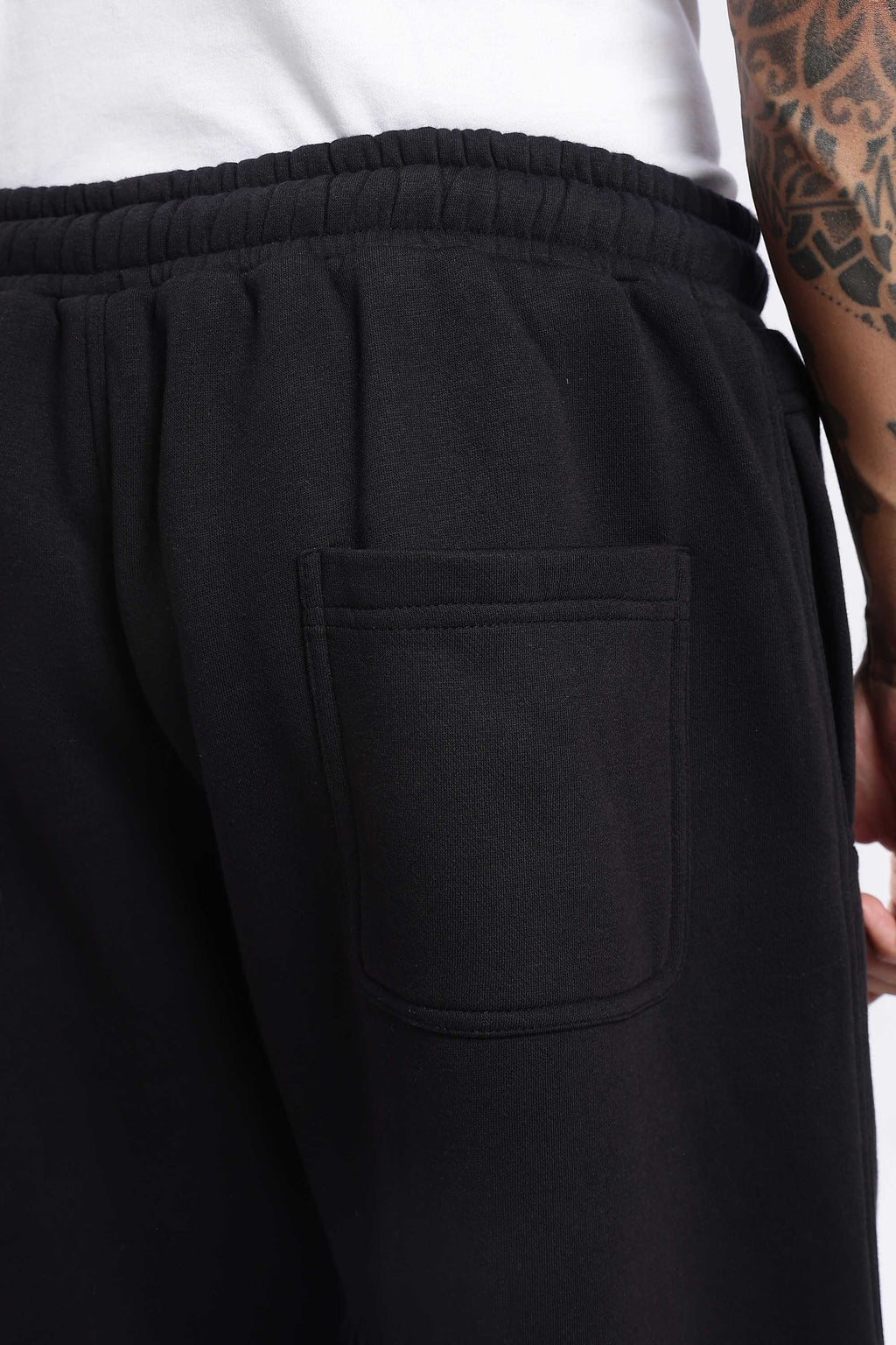 Noir heavyweight black joggers