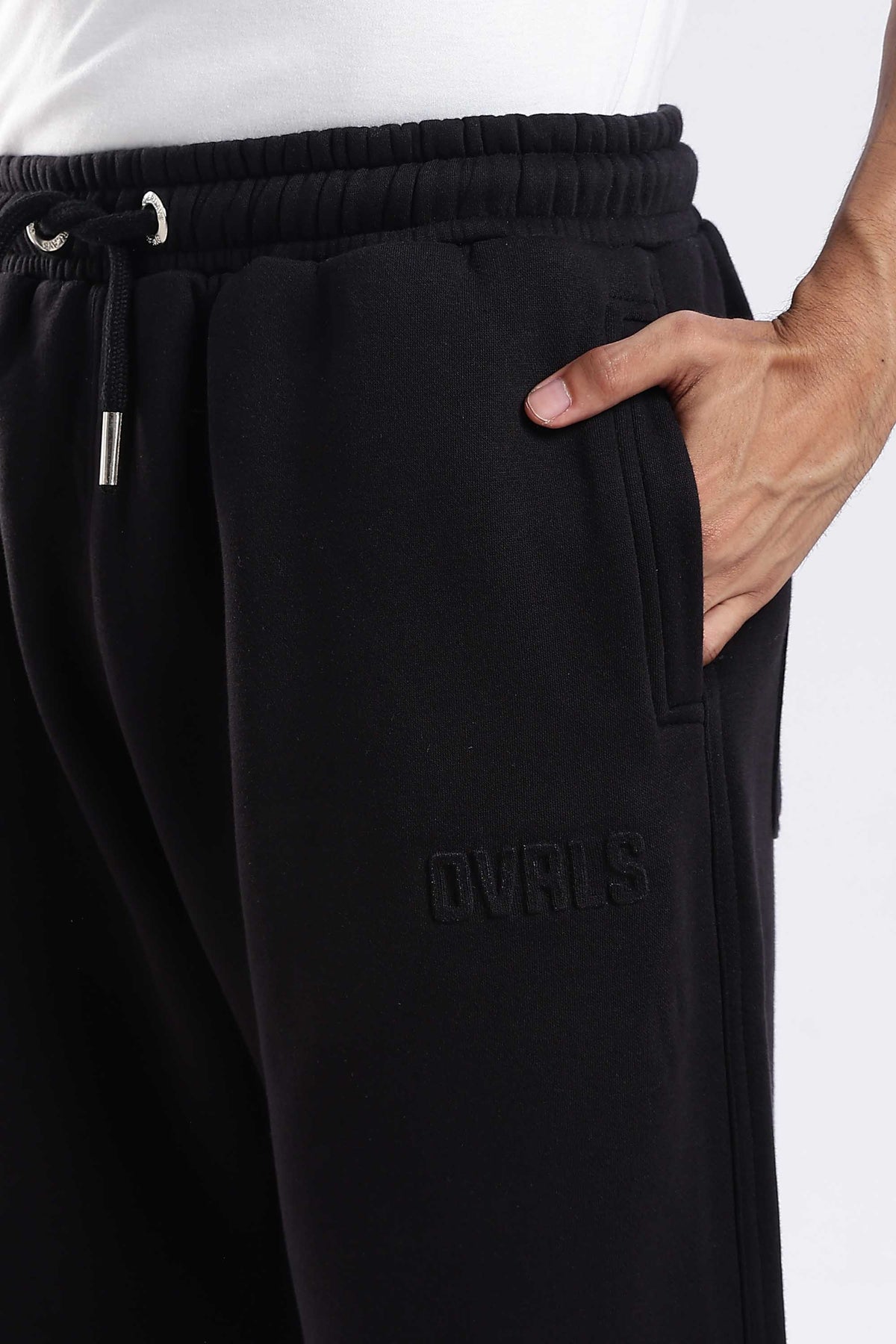 Noir heavyweight black joggers