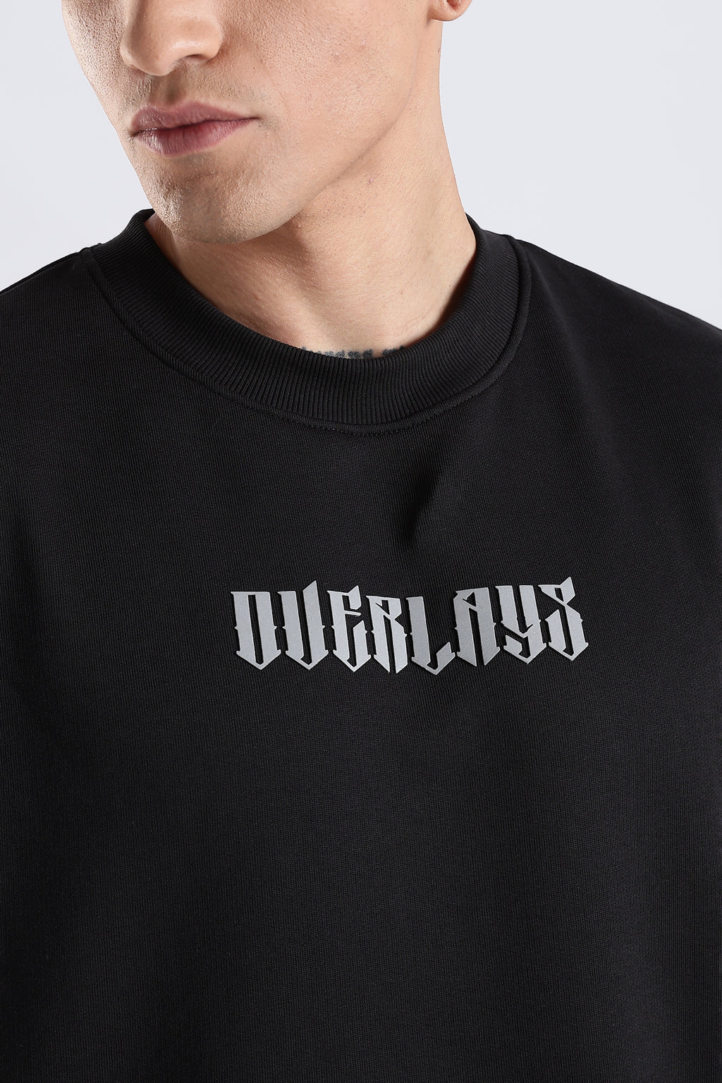 Shield Wings Black Oversized Fit T-Shirt