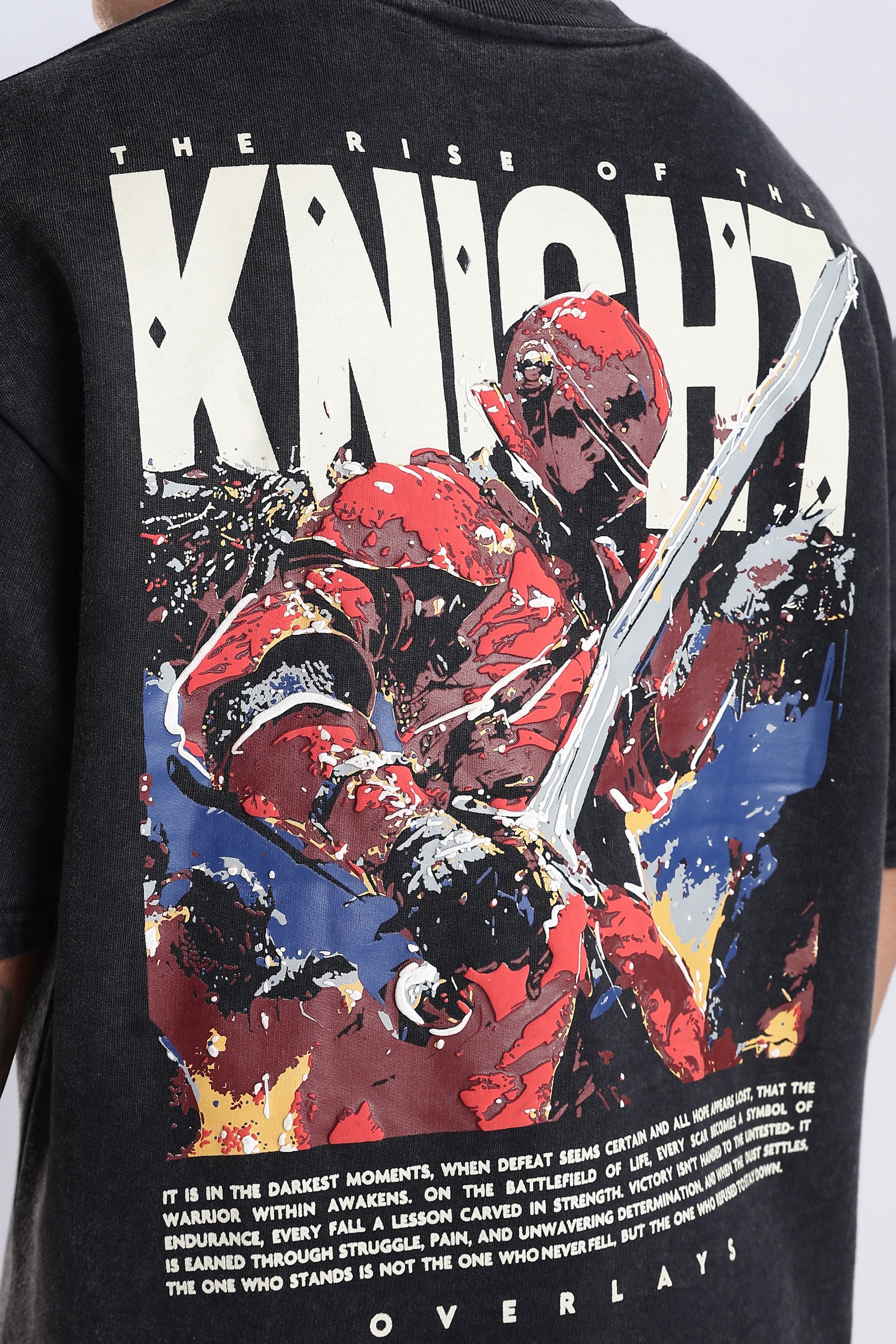 The Knight Relaxed Distressed T-Shirt