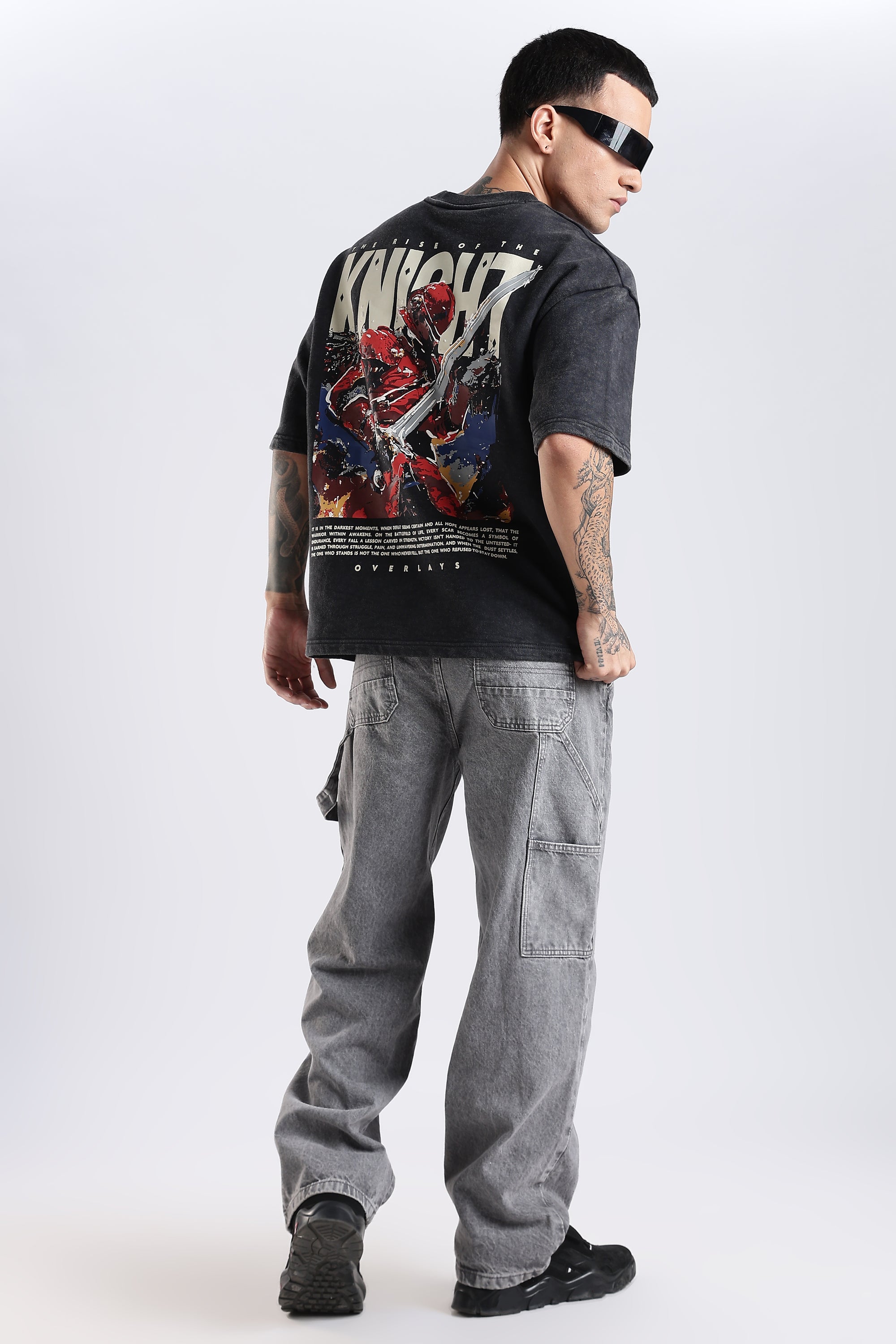 The Knight Relaxed Distressed T-Shirt