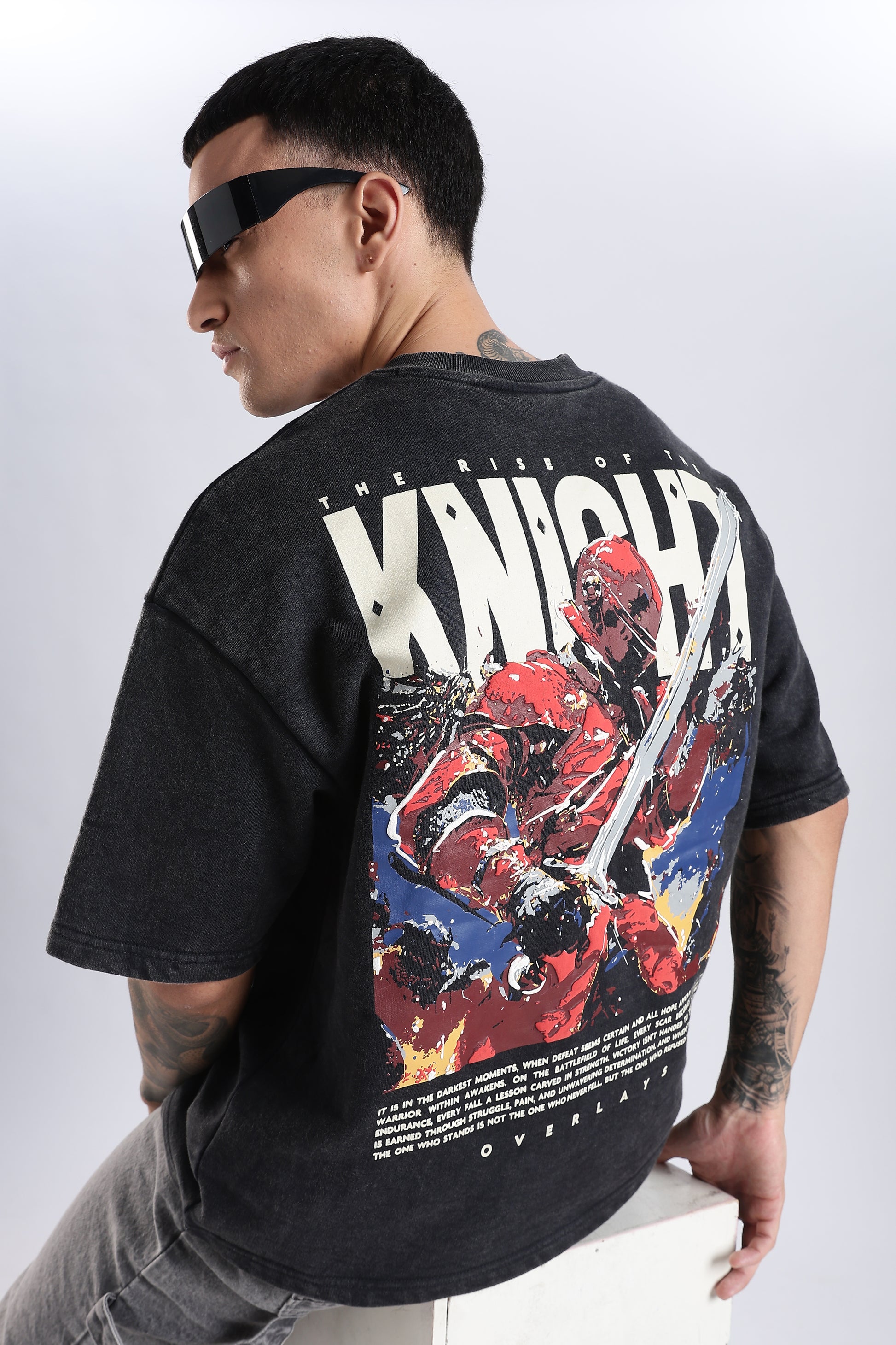 The Knight Relaxed Distressed T-Shirt