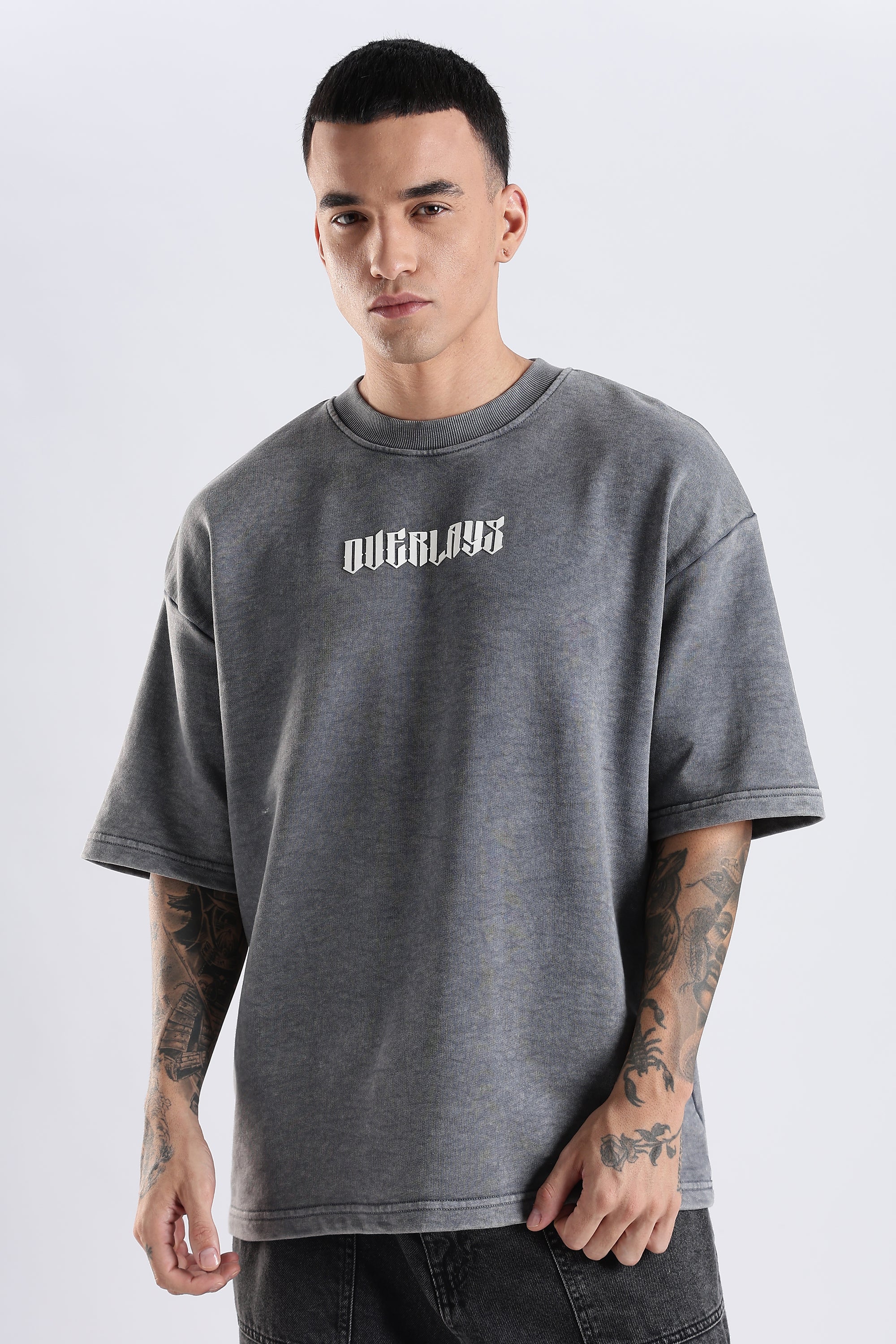 Blazing Wild distressed Oversized Fit T-Shirt