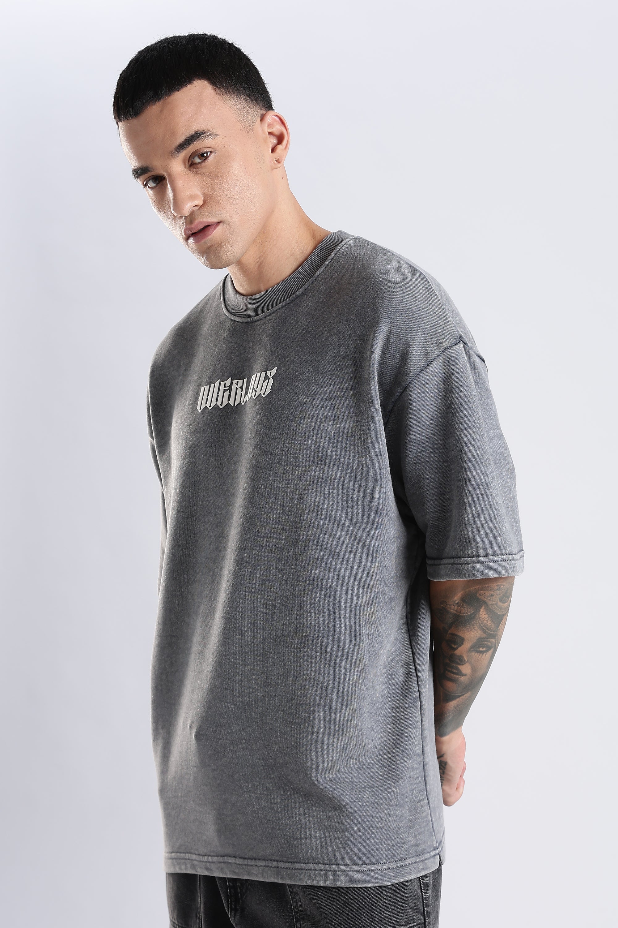 Blazing Wild distressed Oversized Fit T-Shirt