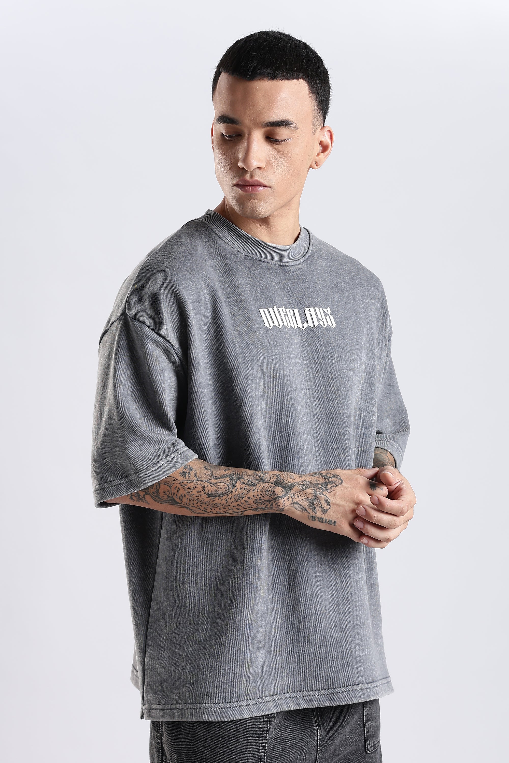 Blazing Wild distressed Oversized Fit T-Shirt