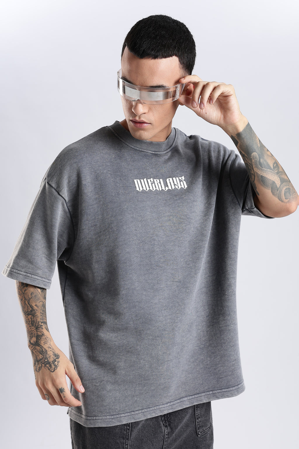 Blazing Wild distressed Oversized Fit T-Shirt