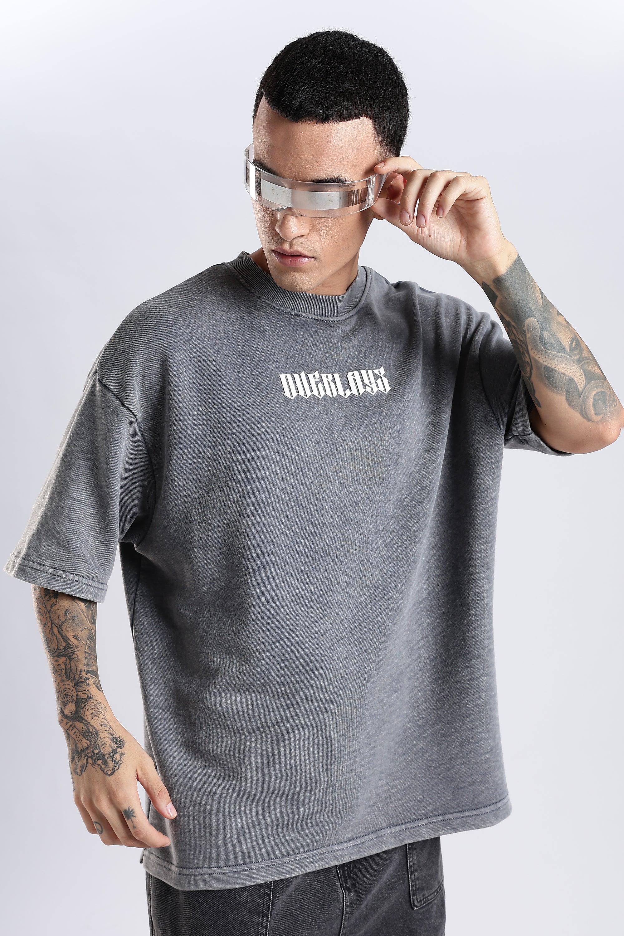 Blazing Wild distressed Oversized Fit T-Shirt