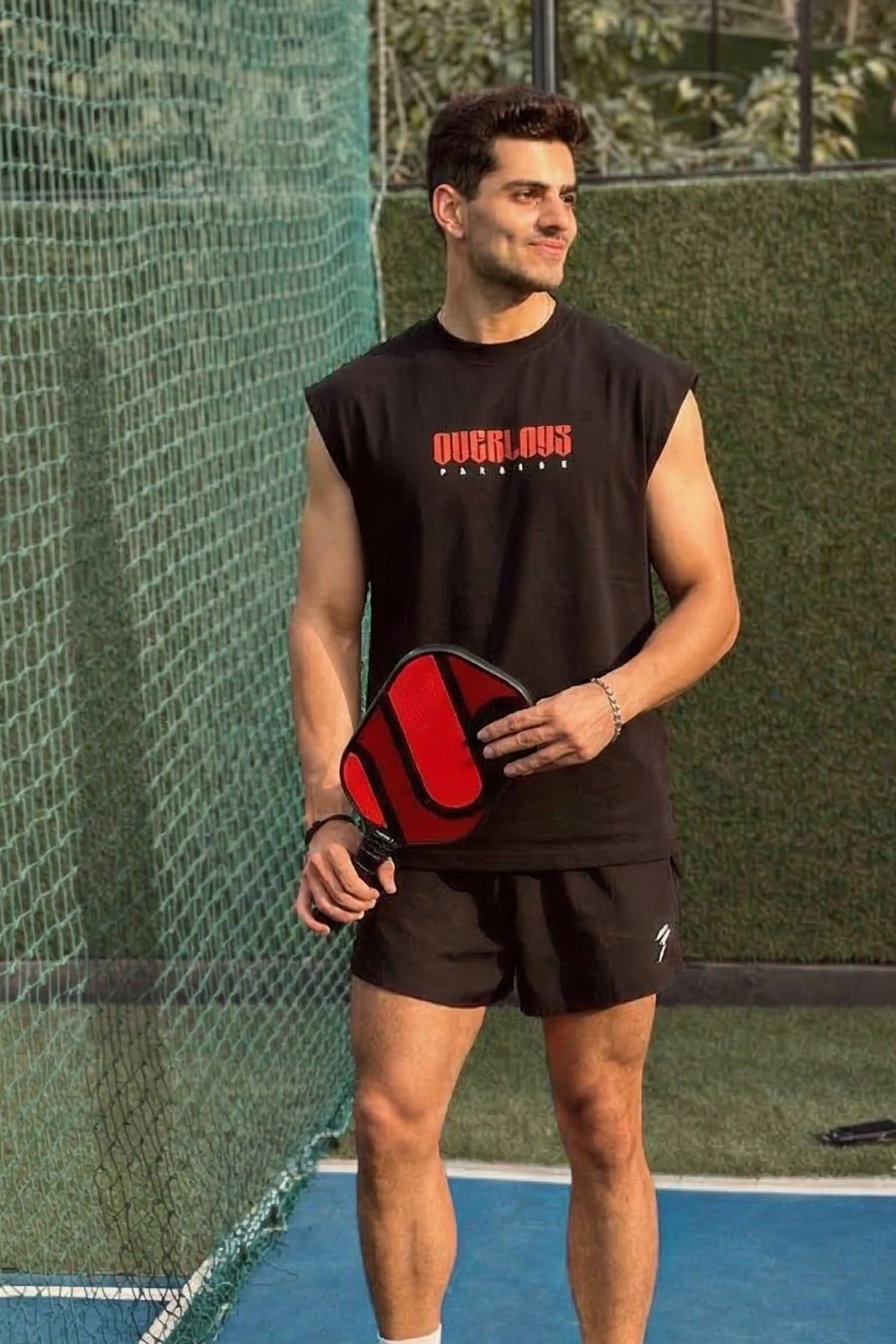 Hawk Eye Sleeveless Black Tank Top