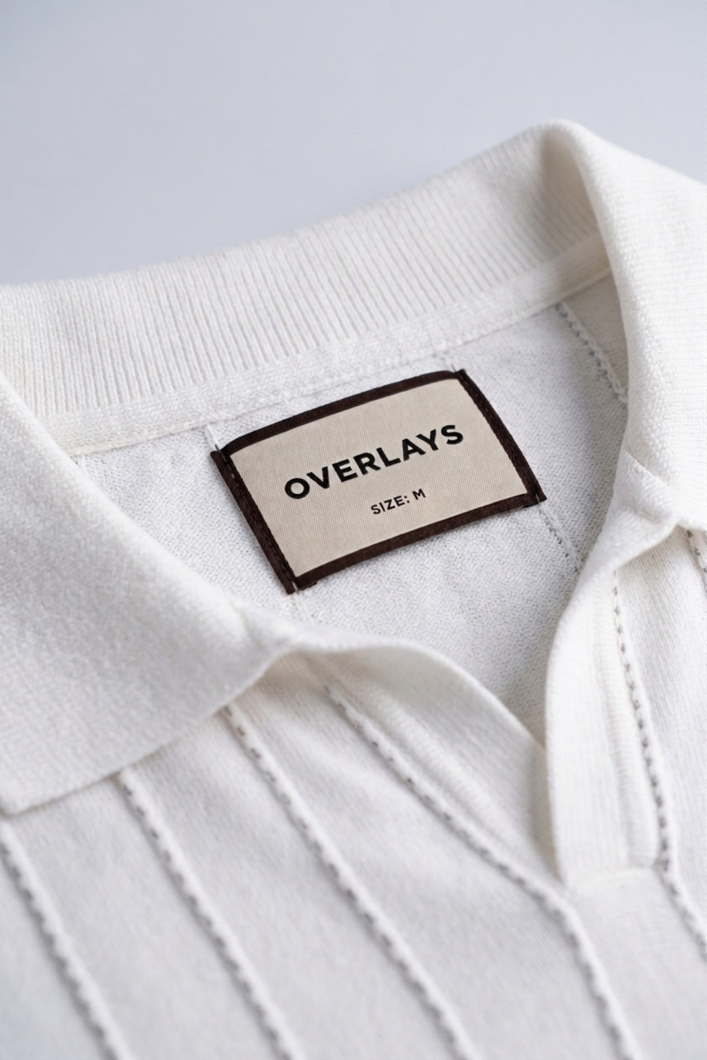 Ivory Crest White Regular Fit Polo