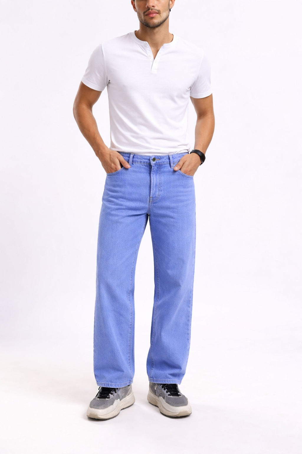 Blue Circuit Vintage Washed Blue Cargo