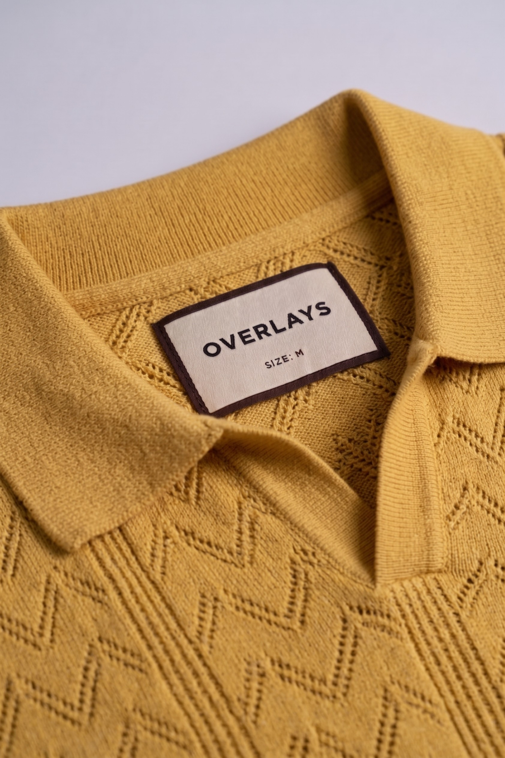Golden Ember Mustard Regular Fit Polo