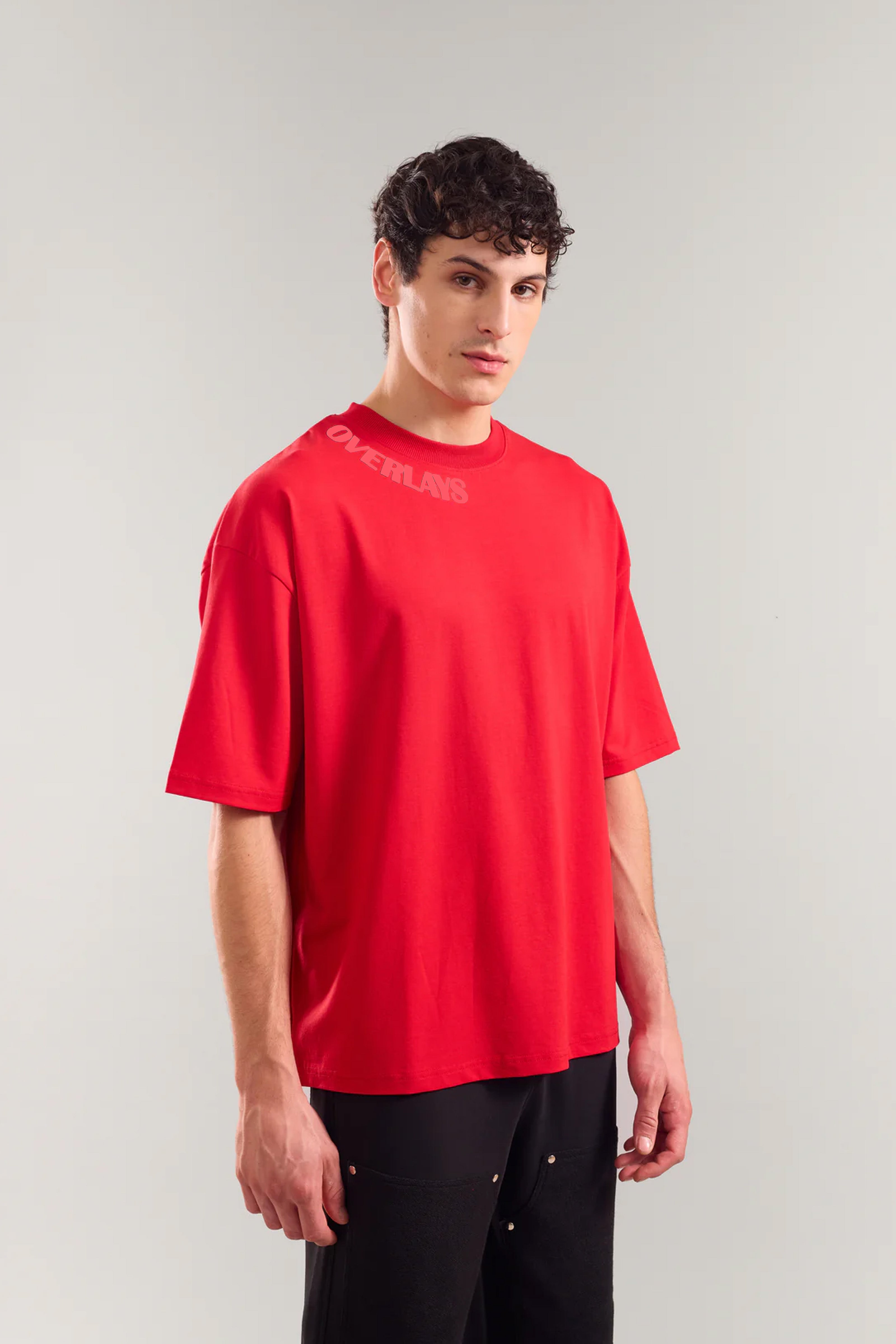 Free Spirit Red Oversized Fit T-shirt - Ultra Soft