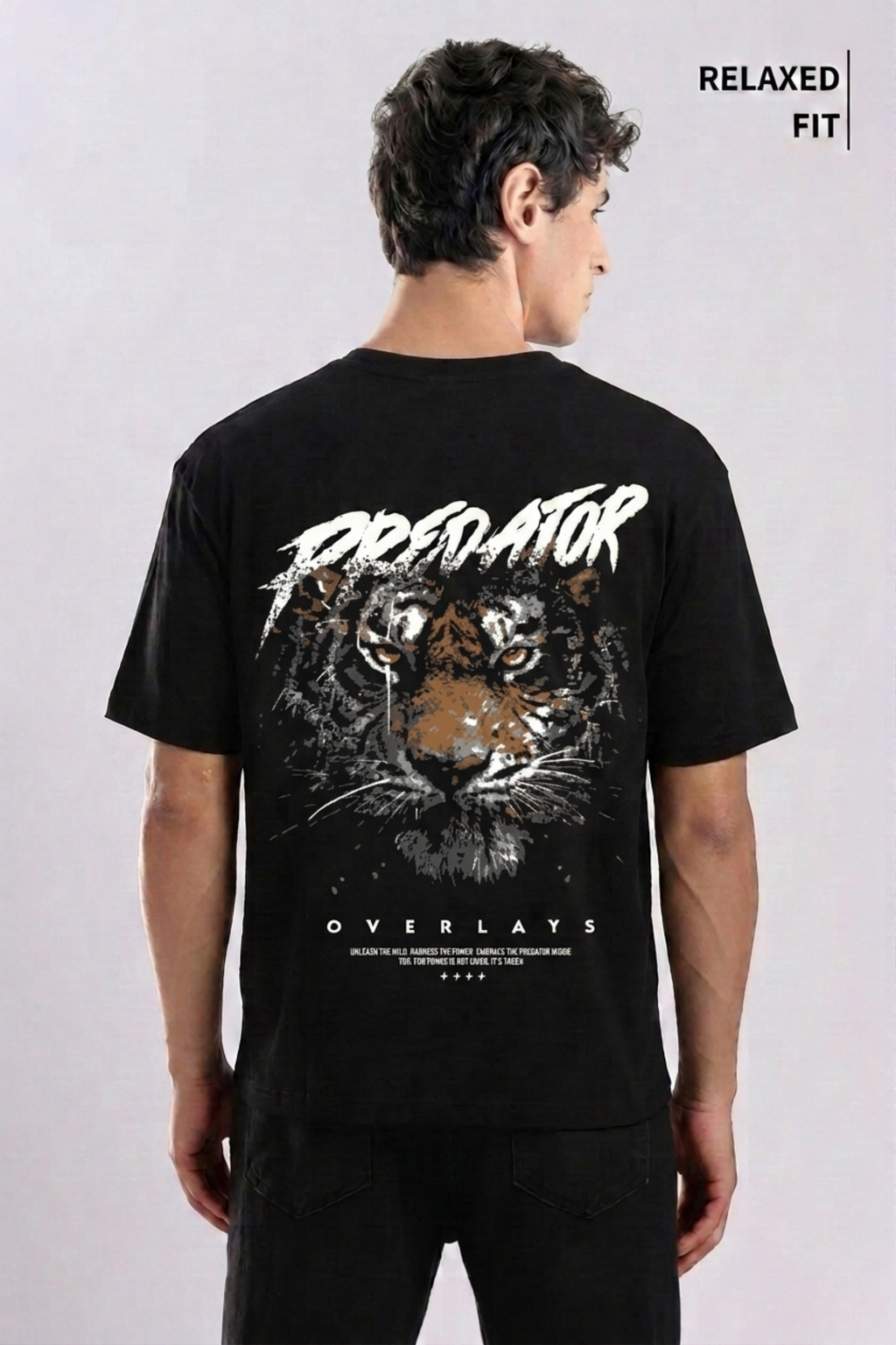 Predator Fury Black Relaxed Fit T-shirt